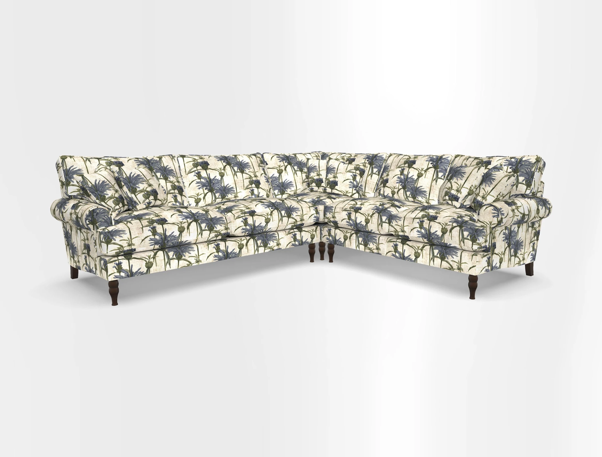 Cooksbridge corner sofa LHF in Cloth 21 Oak Leaf Beech