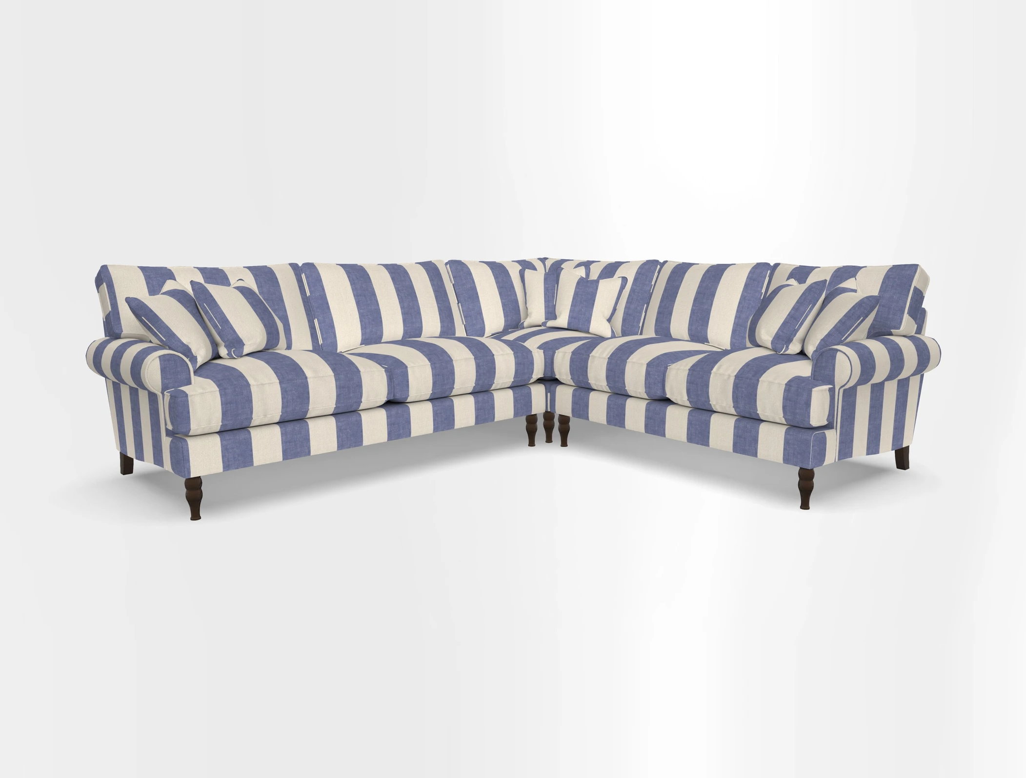 Cooksbridge corner sofa LHF in Cloth 21 Oak Leaf Beech