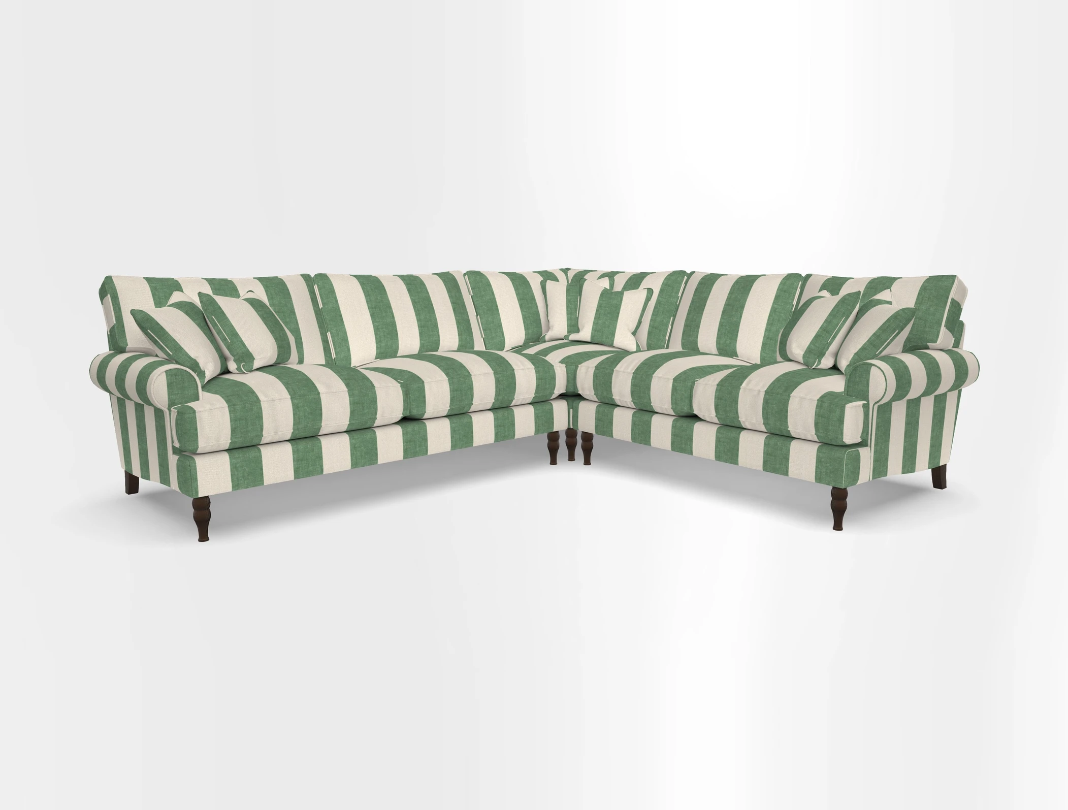 Cooksbridge corner sofa LHF in Cloth 21 Oak Leaf Beech