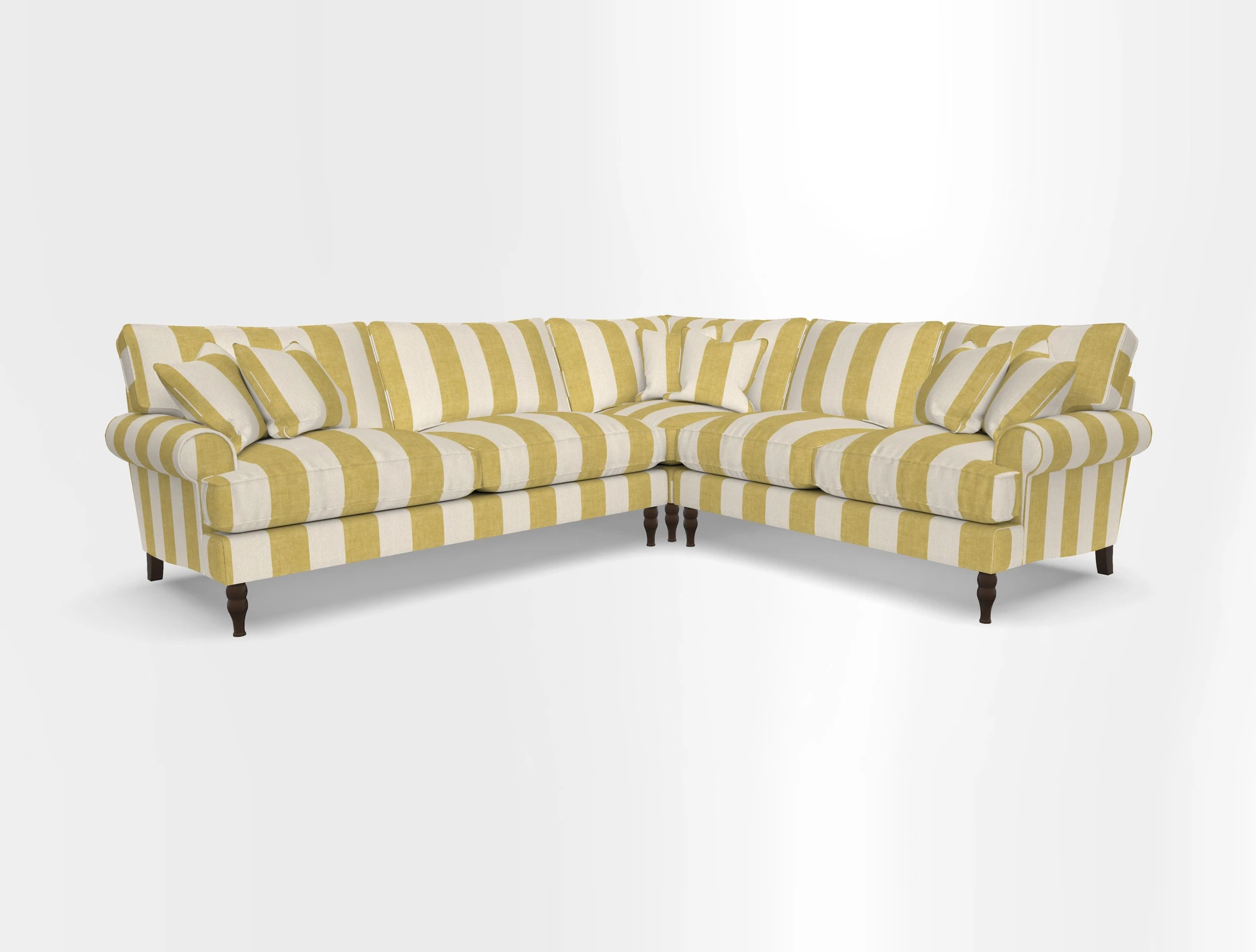 Cooksbridge corner sofa LHF in Cloth 21 Oak Leaf Beech