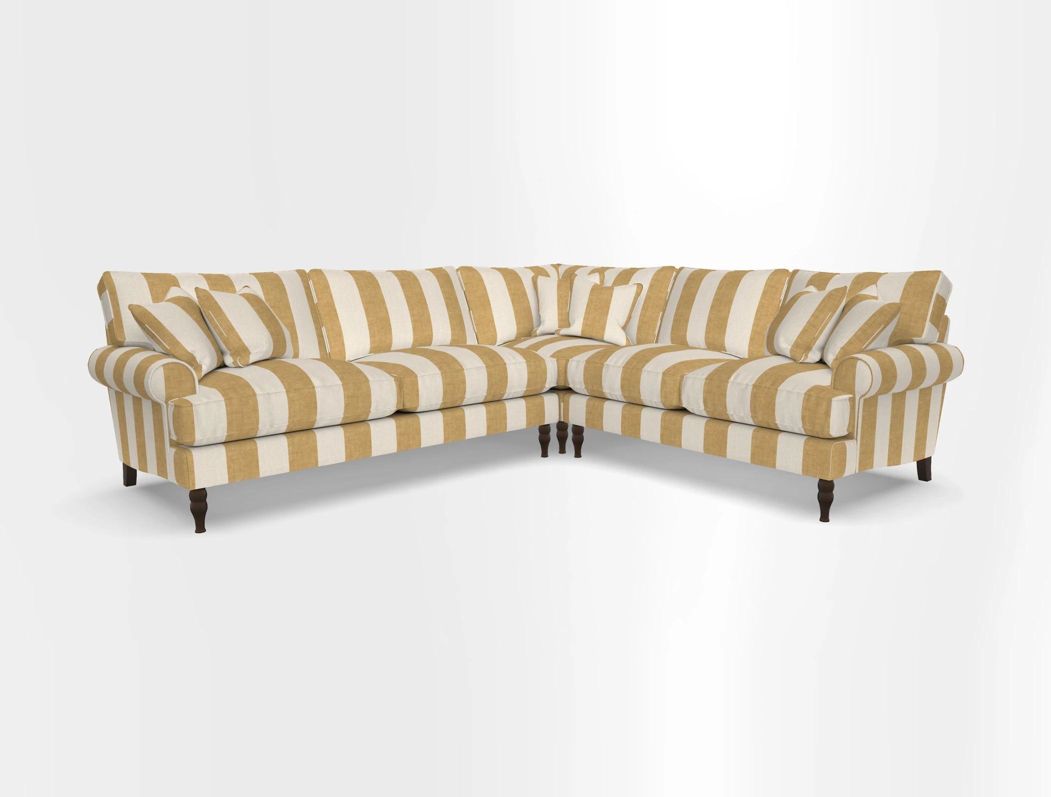 Cooksbridge corner sofa LHF in Cloth 21 Oak Leaf Beech