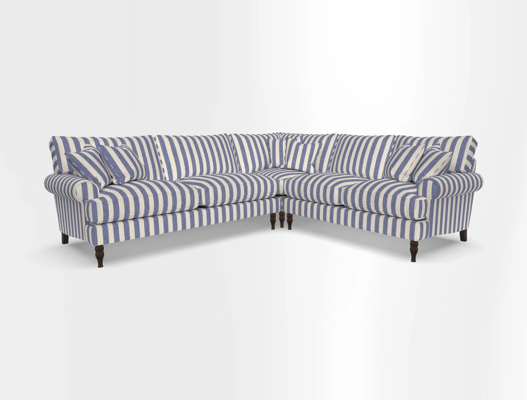 Cooksbridge corner sofa LHF in Cloth 21 Oak Leaf Beech