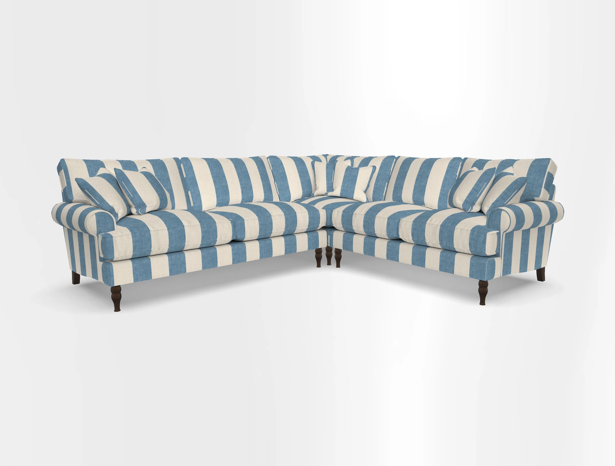 Cooksbridge corner sofa LHF in Cloth 21 Oak Leaf Beech