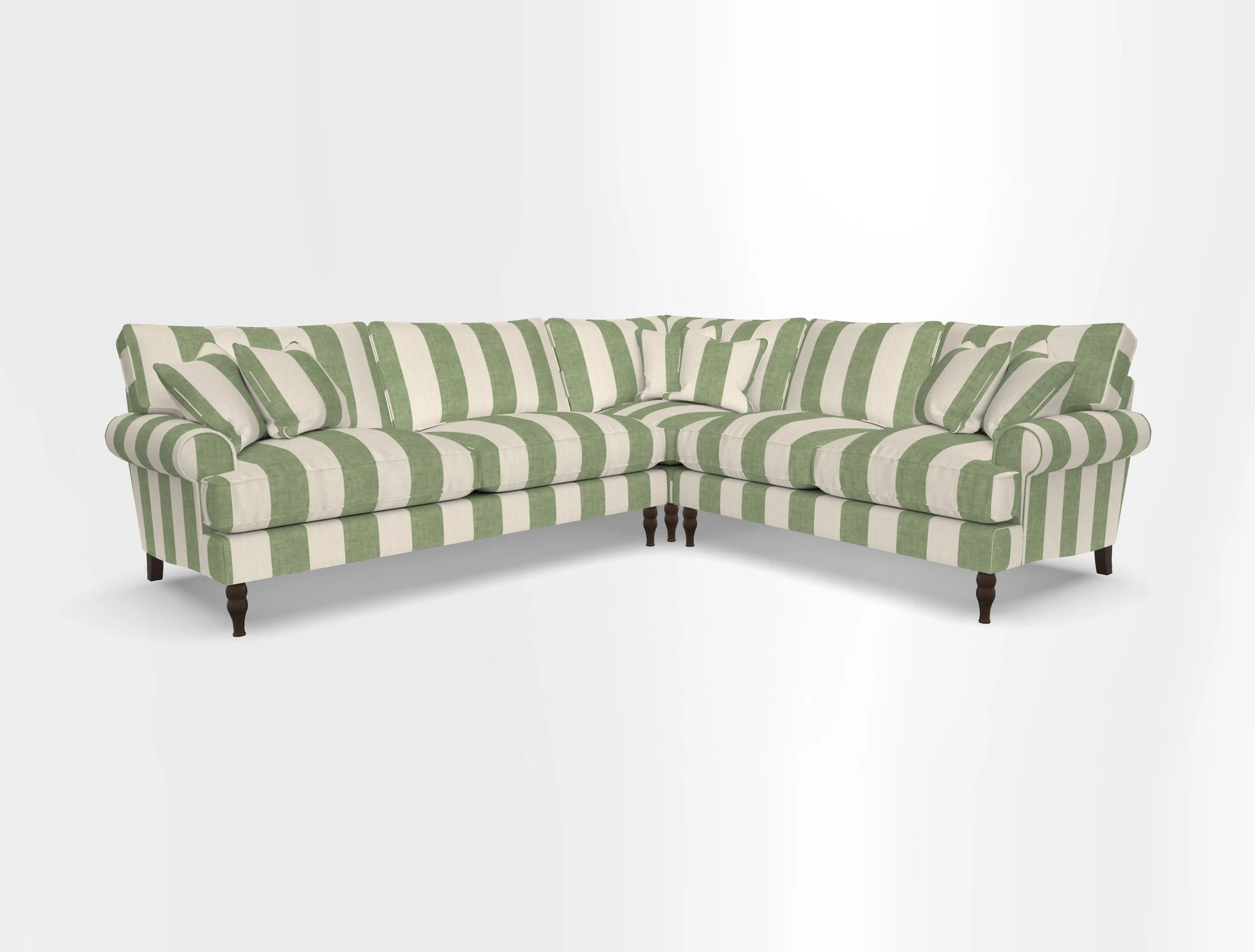 Cooksbridge corner sofa LHF in Cloth 21 Oak Leaf Beech