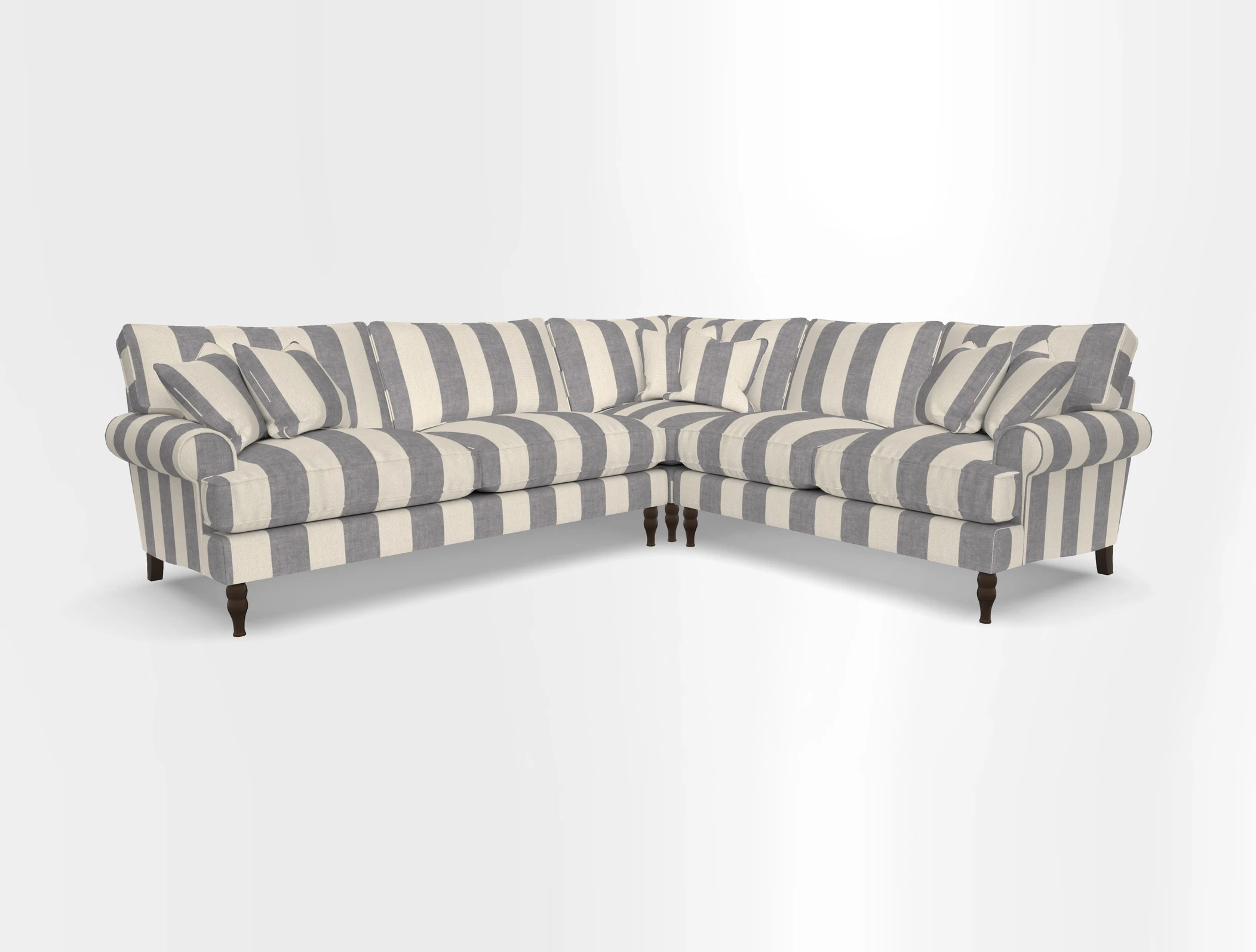 Cooksbridge corner sofa LHF in Cloth 21 Oak Leaf Beech
