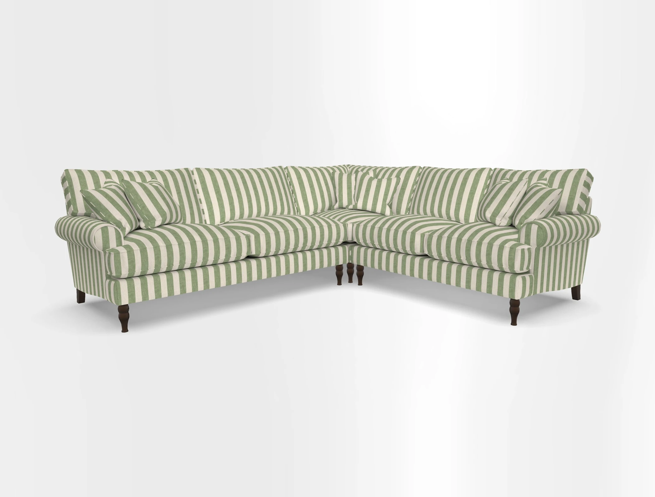 Cooksbridge corner sofa LHF in Cloth 21 Oak Leaf Beech