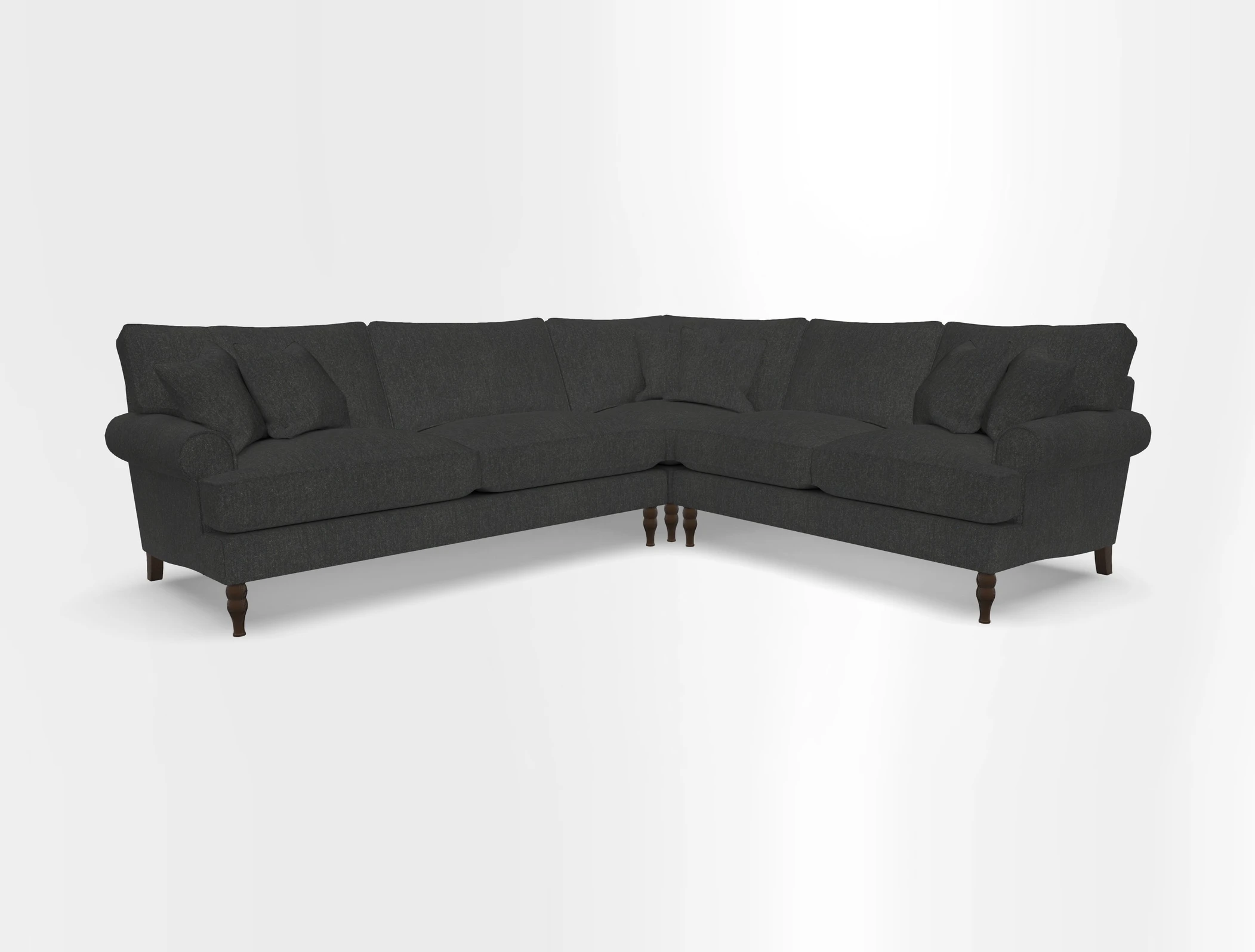 Cooksbridge corner sofa LHF in Cloth 21 Oak Leaf Beech
