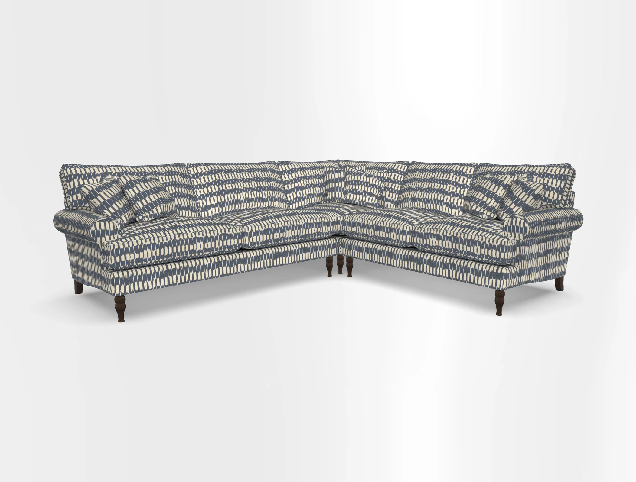 Cooksbridge corner sofa LHF in Cloth 21 Oak Leaf Beech