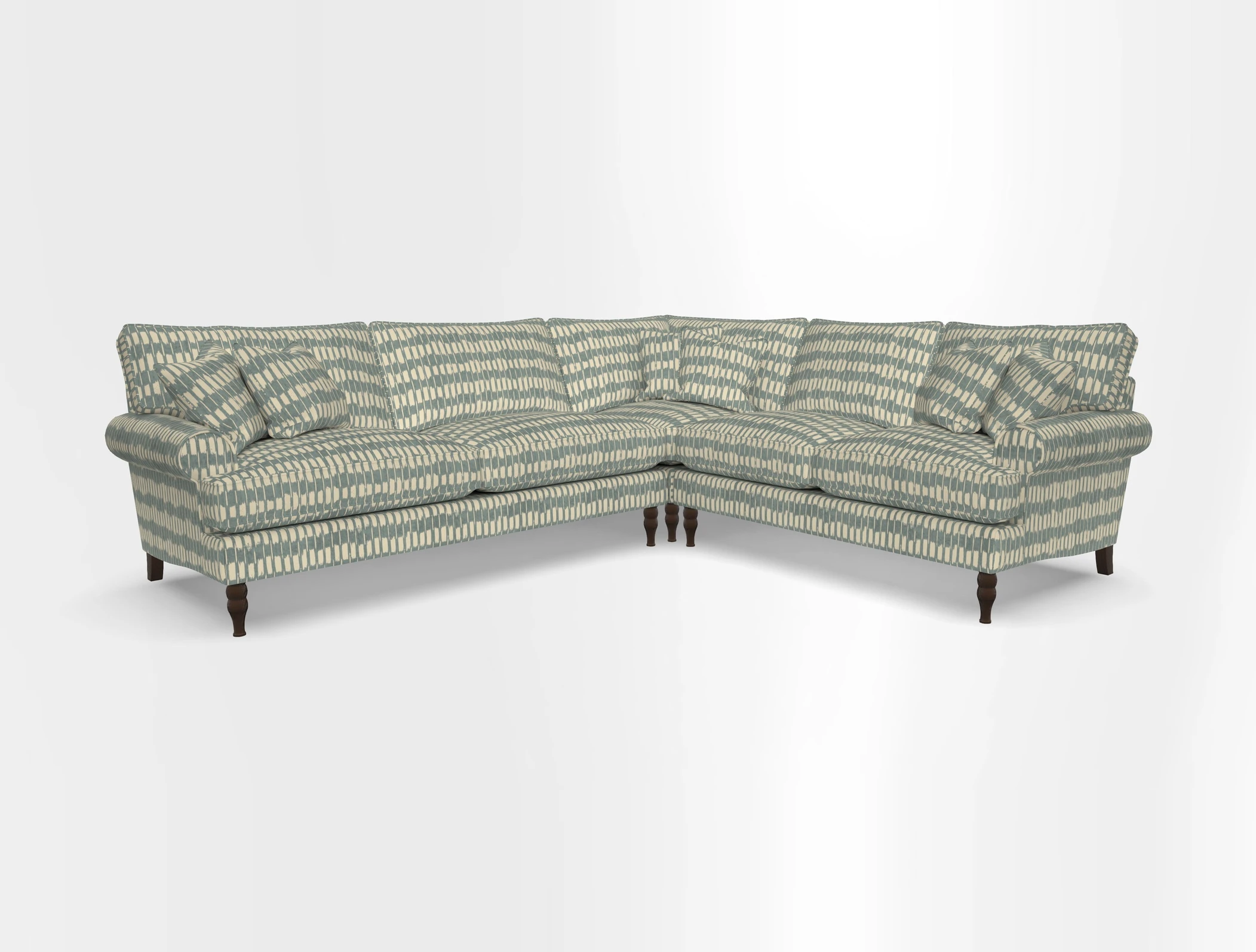 Cooksbridge corner sofa LHF in Cloth 21 Oak Leaf Beech