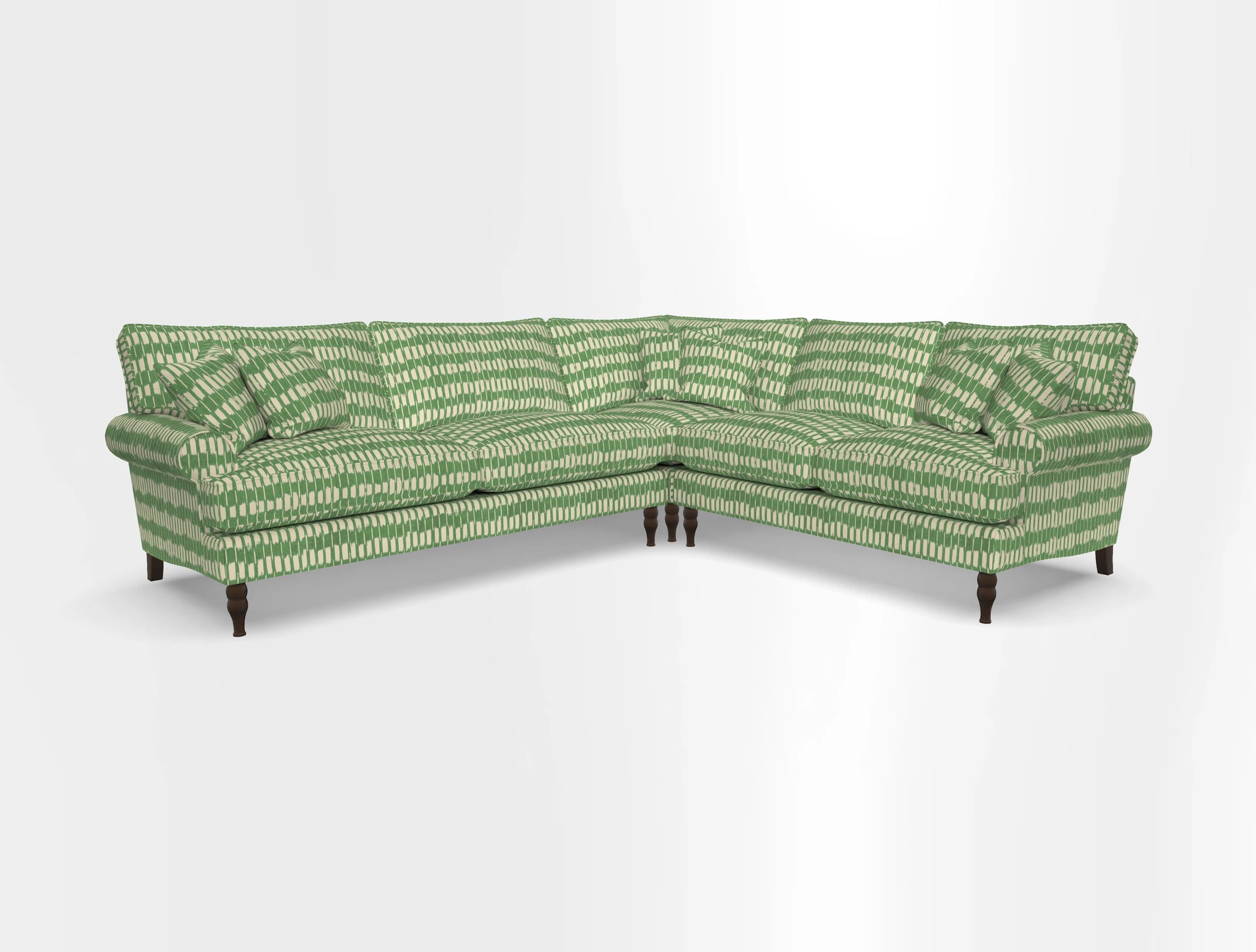 Cooksbridge corner sofa LHF in Cloth 21 Oak Leaf Beech