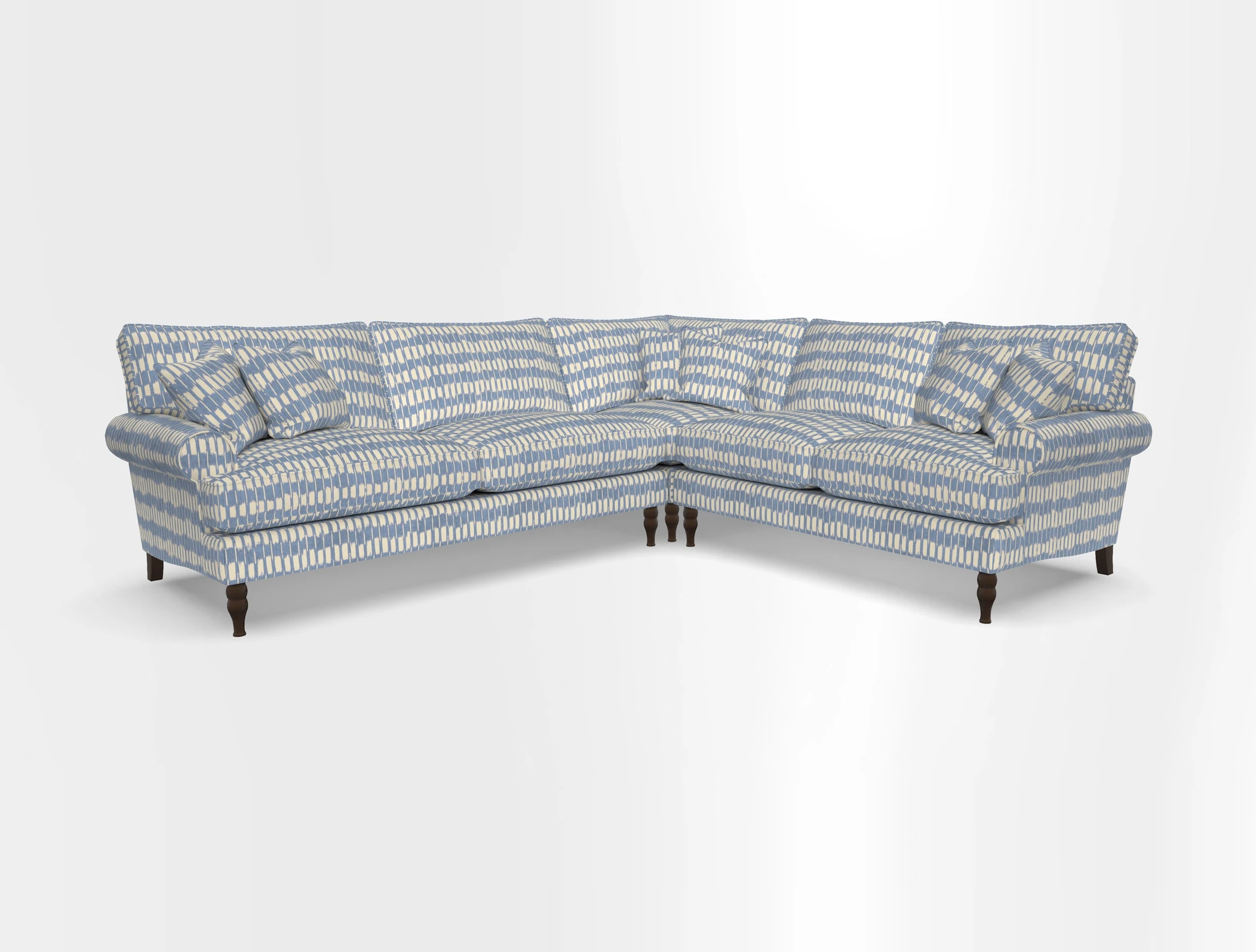 Cooksbridge corner sofa LHF in Cloth 21 Oak Leaf Beech