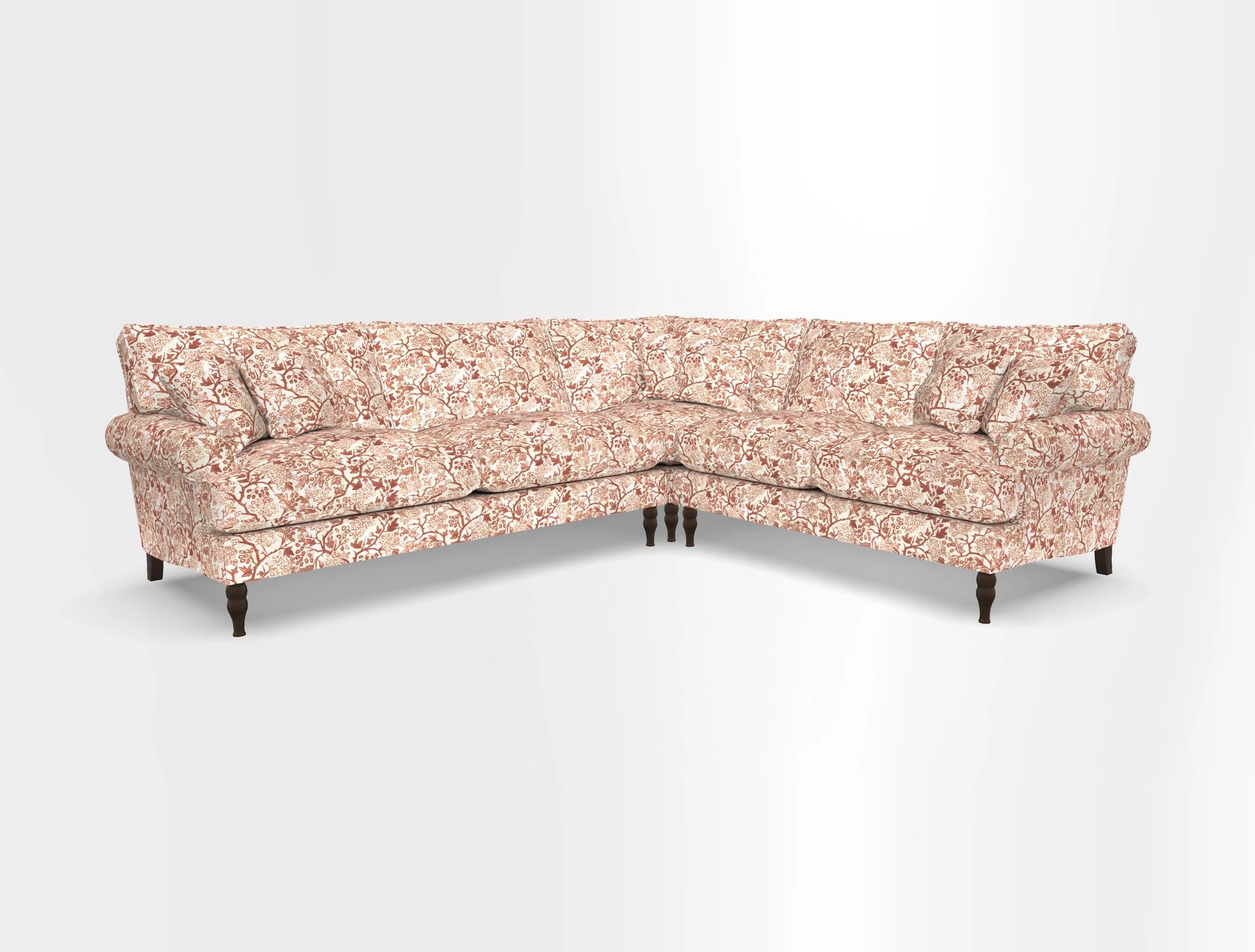 Cooksbridge corner sofa LHF in Cloth 21 Oak Leaf Beech