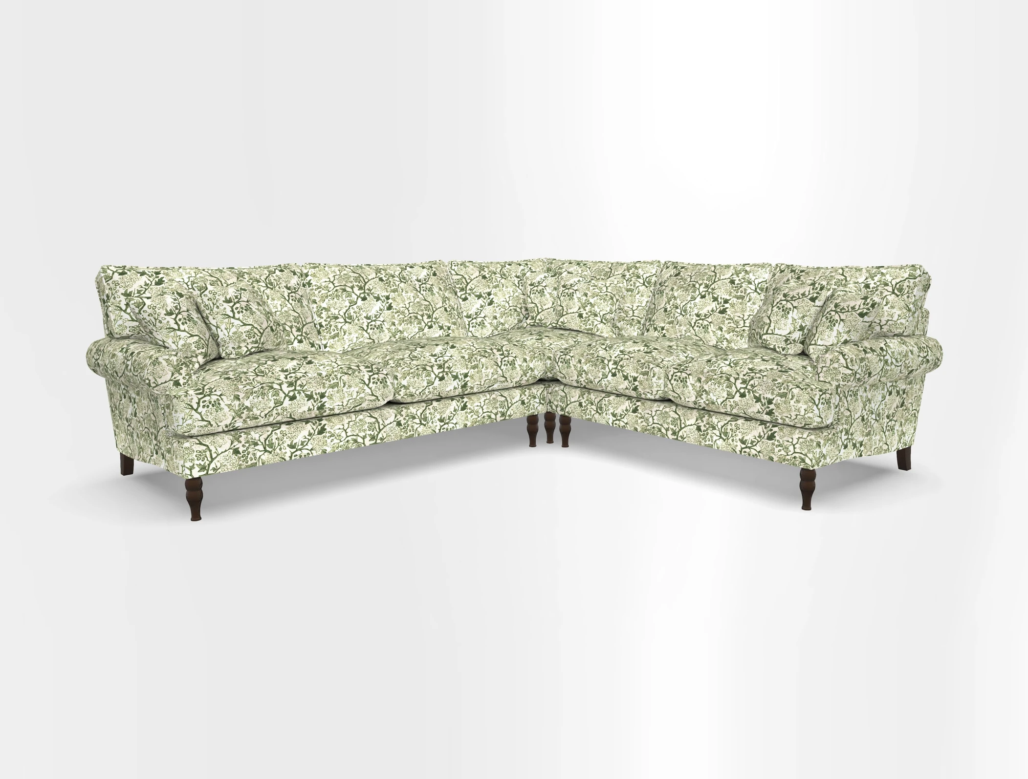 Cooksbridge corner sofa LHF in Cloth 21 Oak Leaf Beech