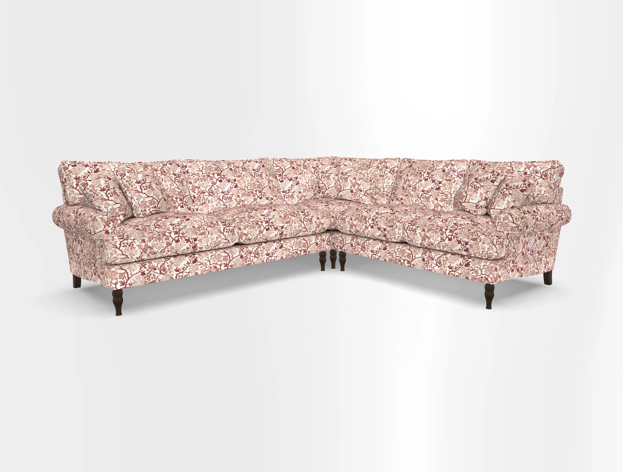Cooksbridge corner sofa LHF in Cloth 21 Oak Leaf Beech