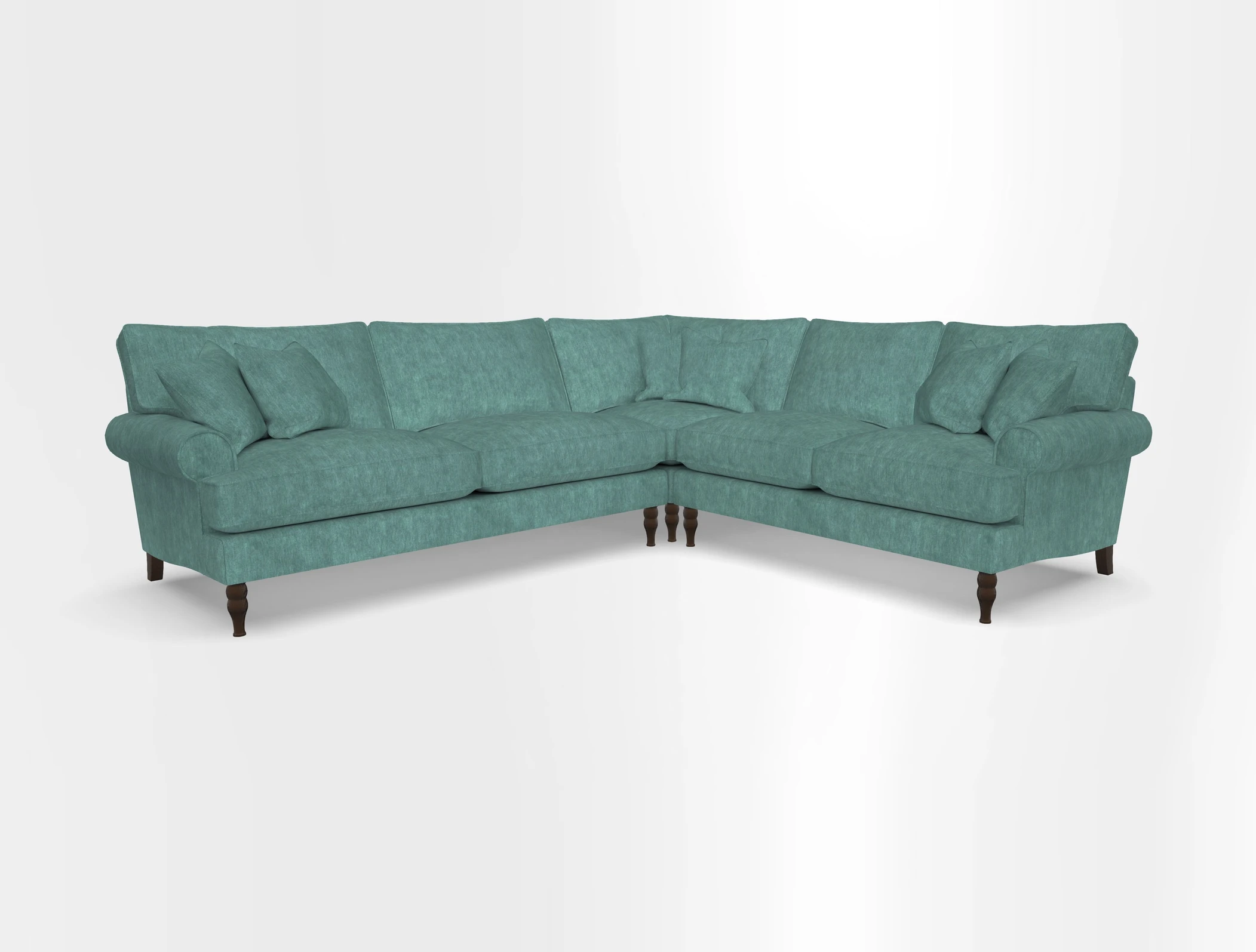 Cooksbridge corner sofa LHF in Cloth 21 Oak Leaf Beech