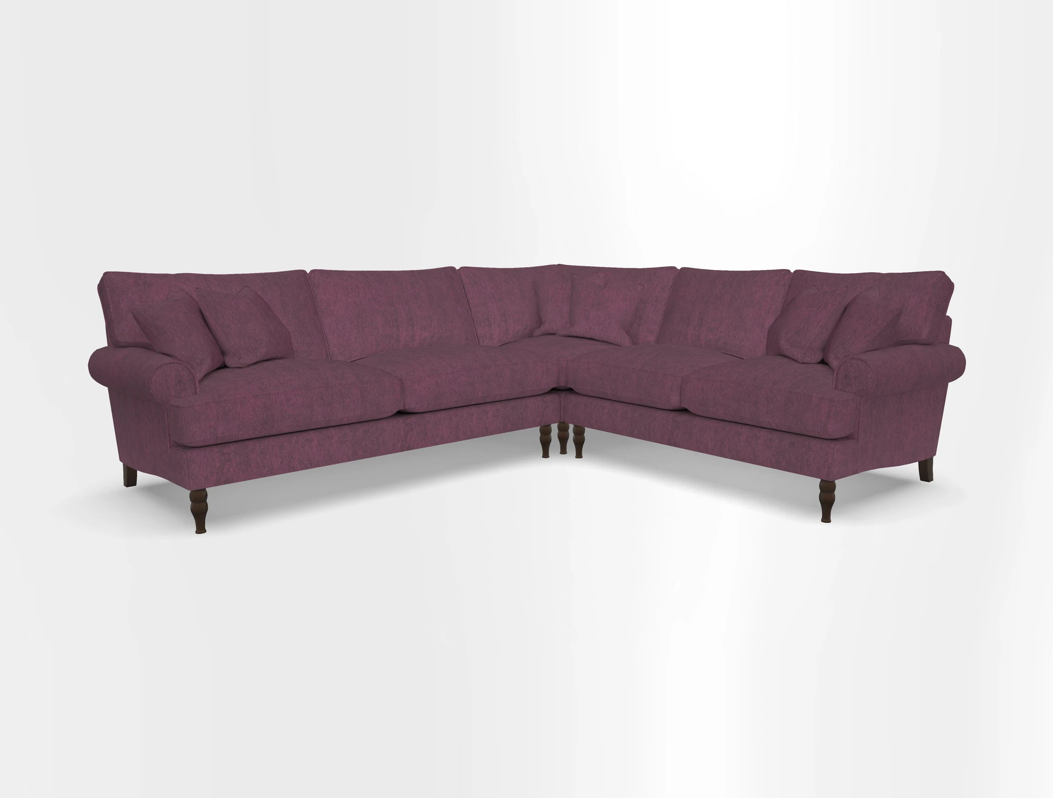 Cooksbridge corner sofa LHF in Cloth 21 Oak Leaf Beech