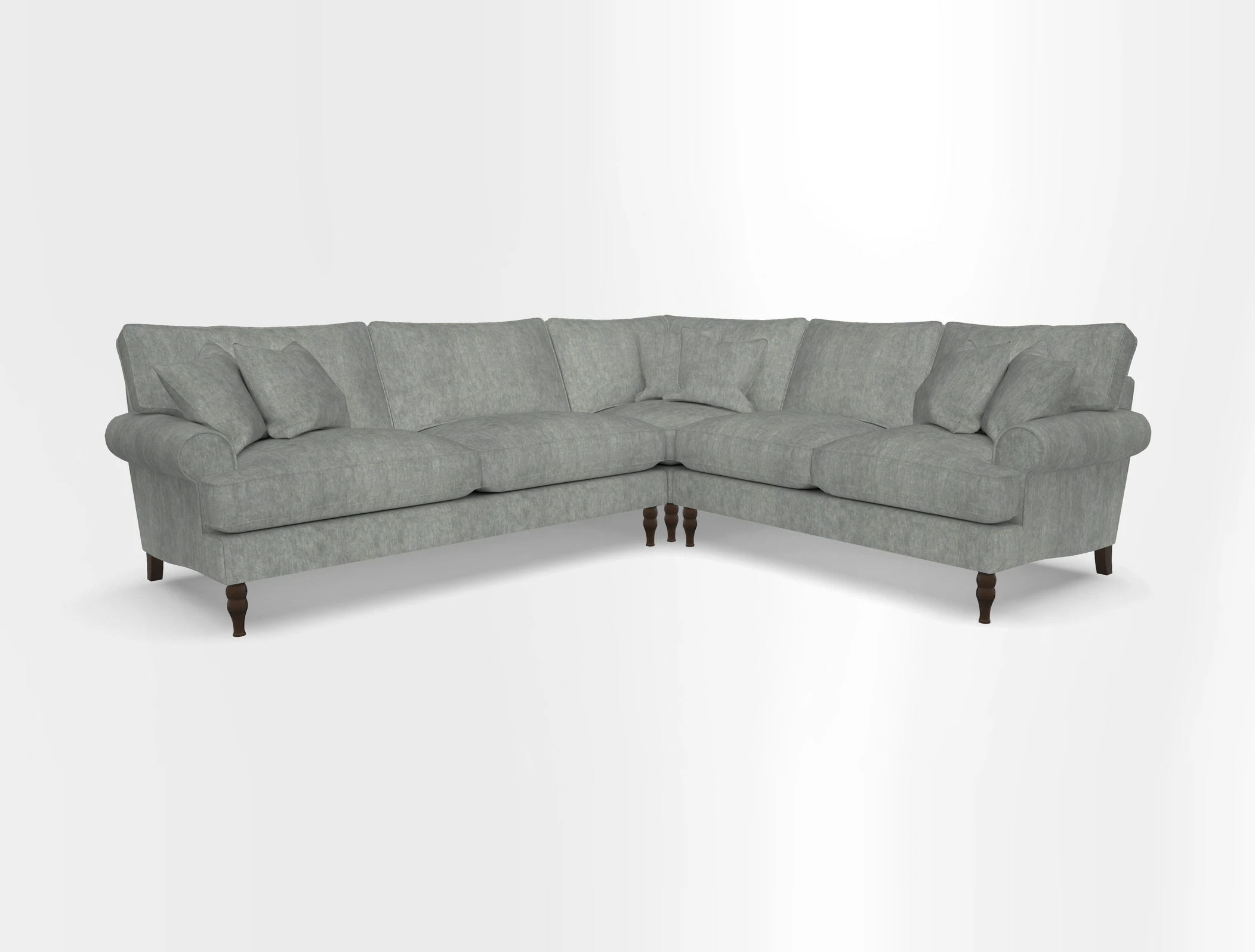 Cooksbridge corner sofa LHF in Cloth 21 Oak Leaf Beech