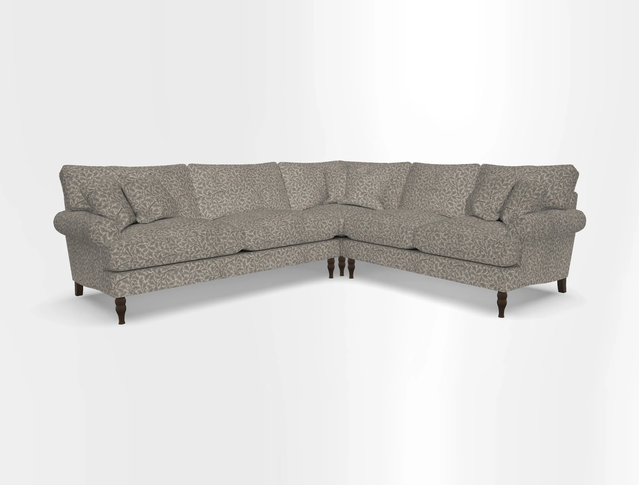 Cooksbridge corner sofa LHF in Cloth 21 Oak Leaf Beech