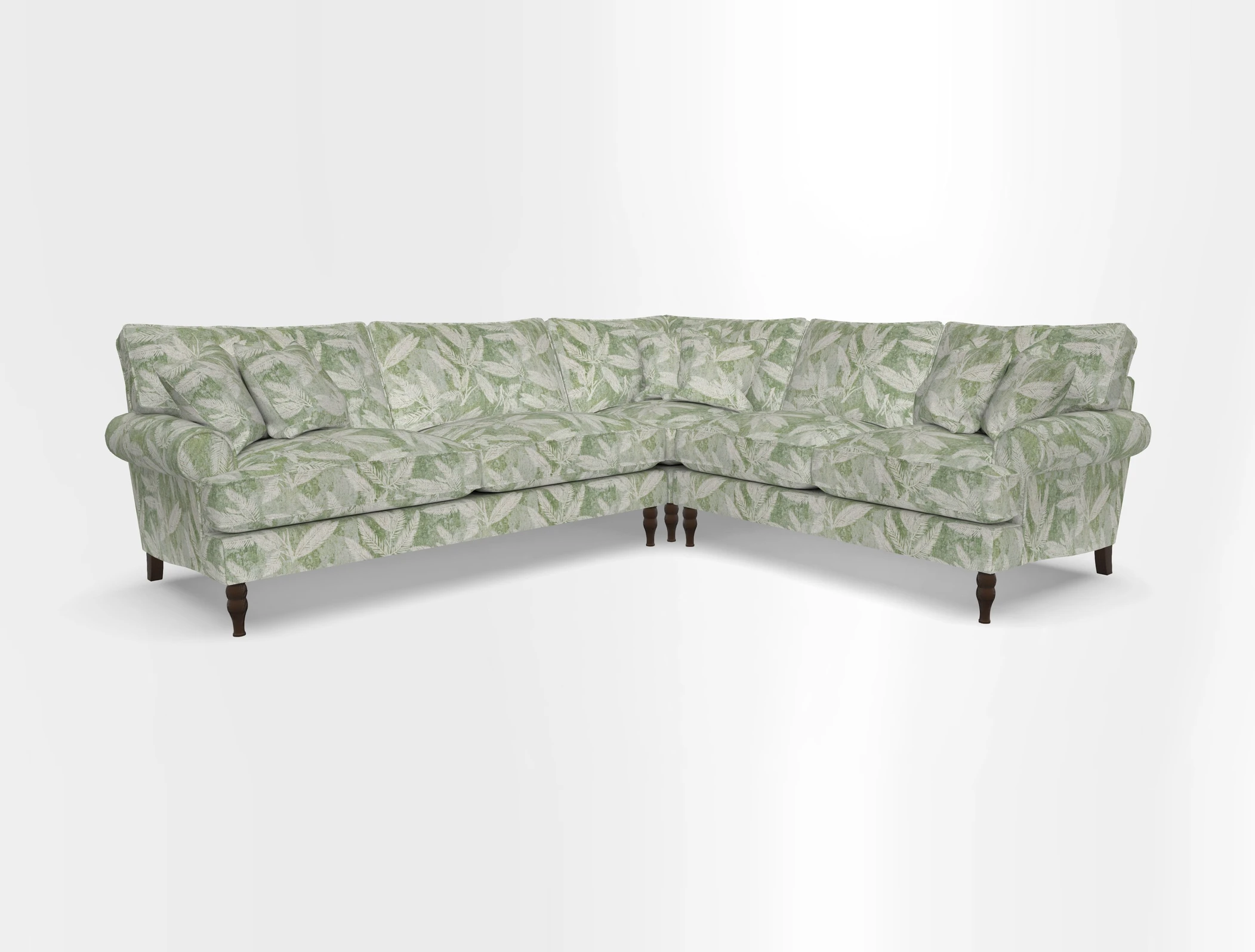Cooksbridge corner sofa LHF in Cloth 21 Oak Leaf Beech