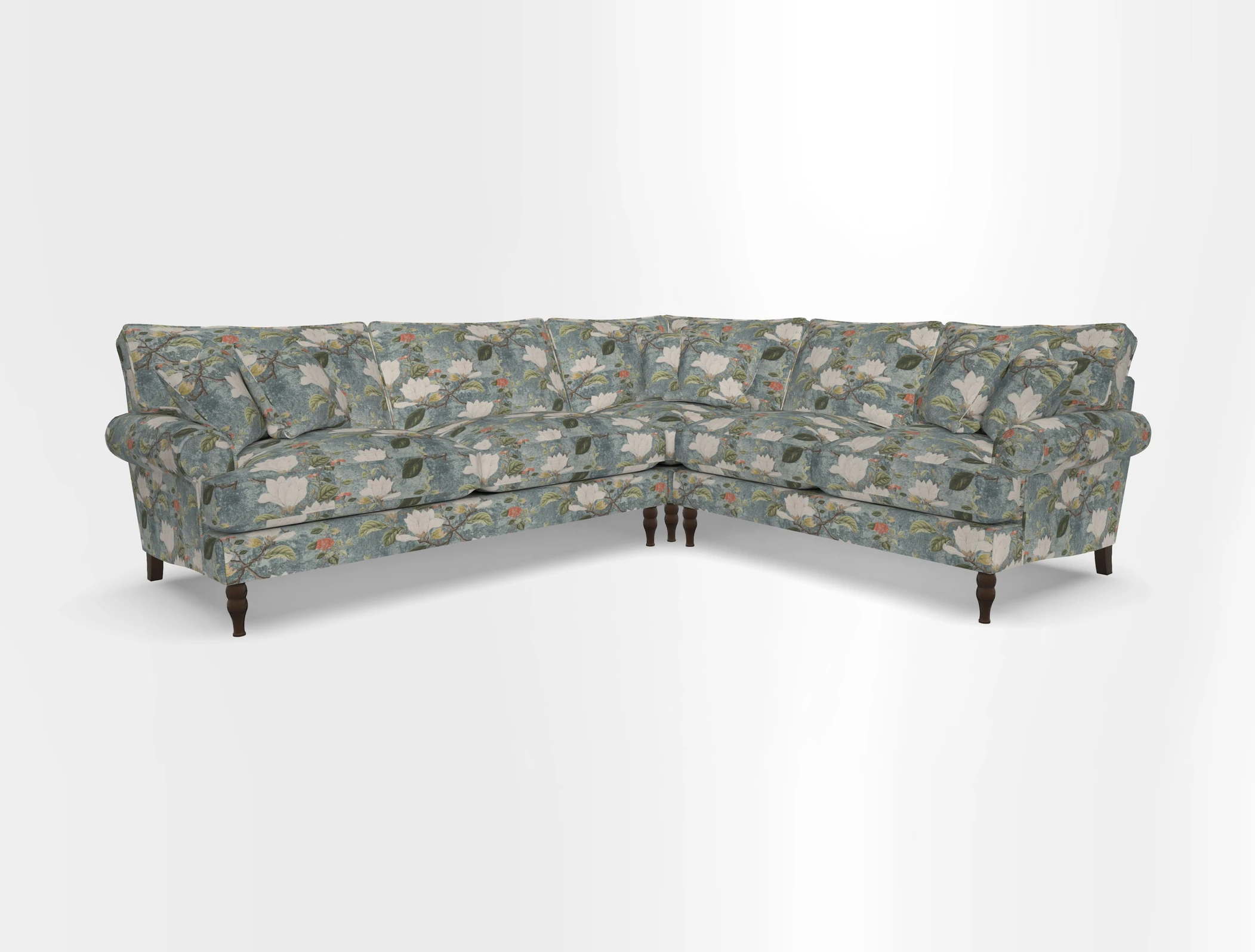 Cooksbridge corner sofa LHF in Cloth 21 Oak Leaf Beech