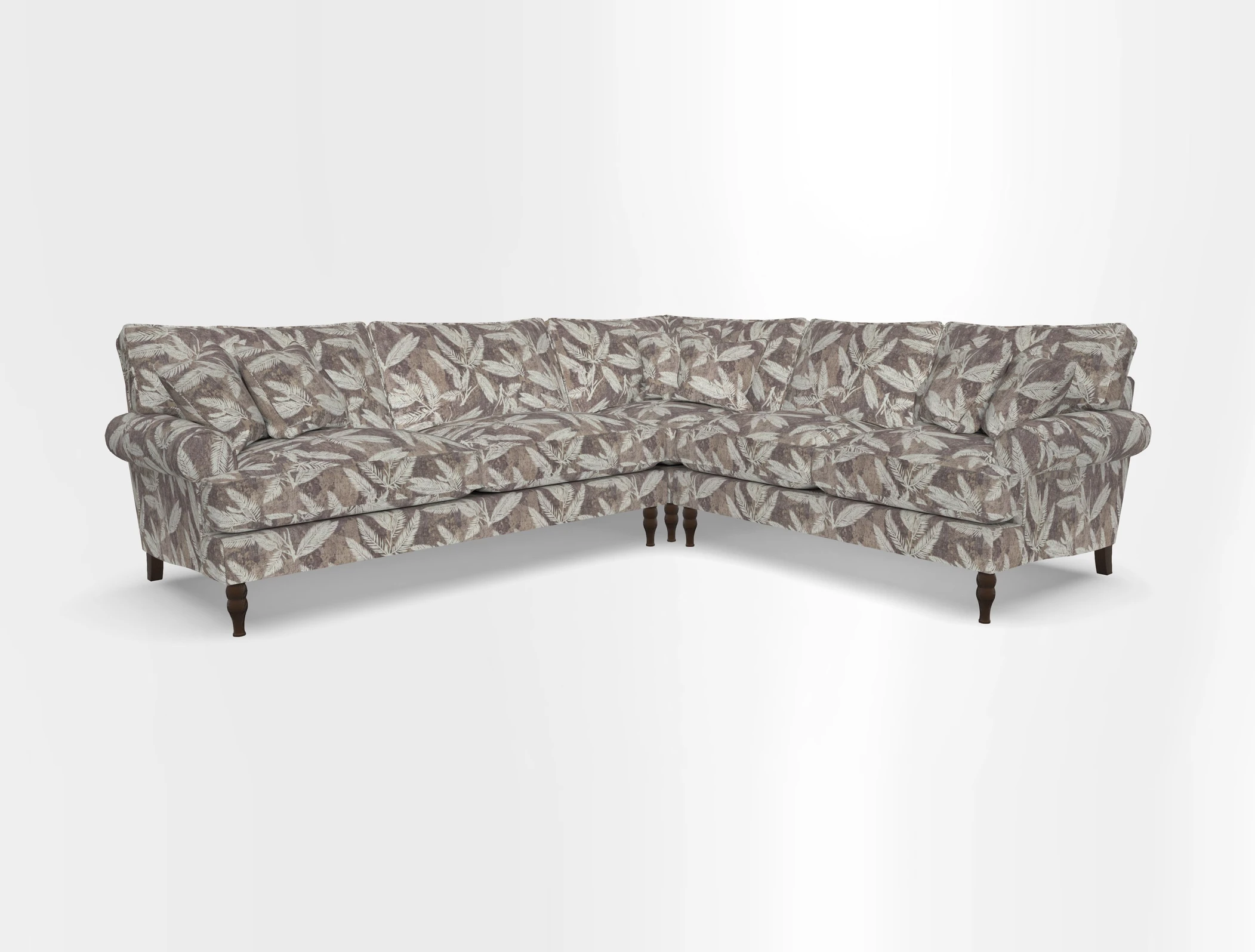 Cooksbridge corner sofa LHF in Cloth 21 Oak Leaf Beech