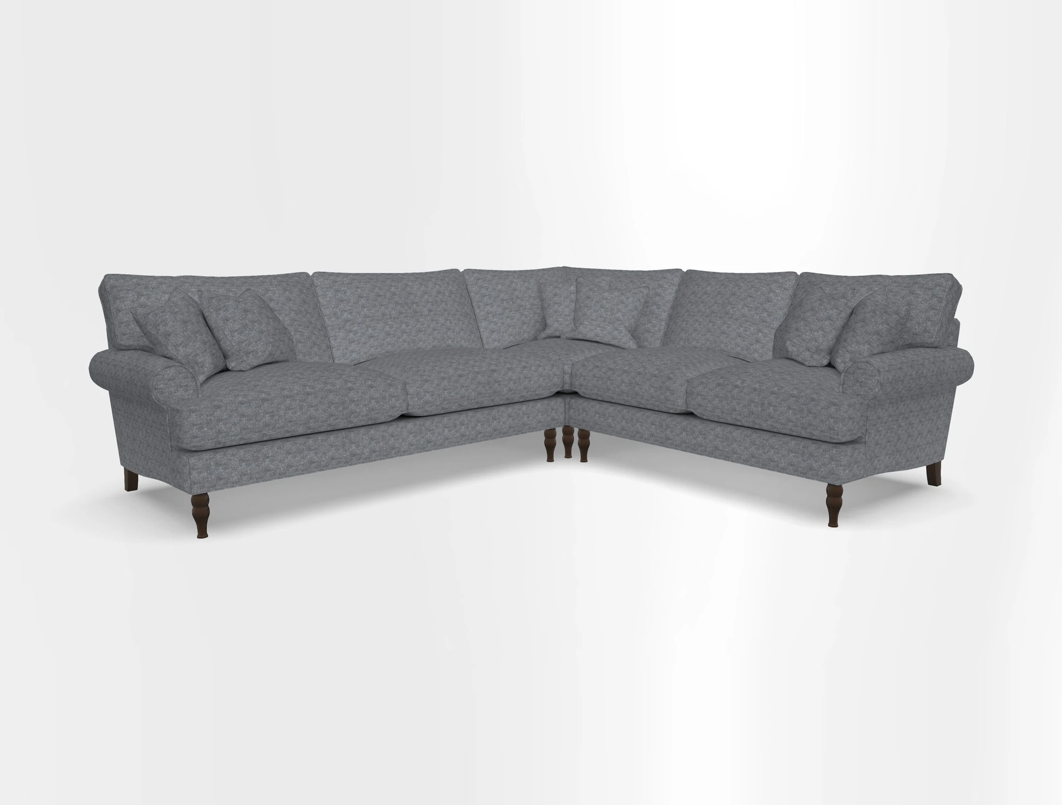 Cooksbridge corner sofa LHF in Cloth 21 Oak Leaf Beech