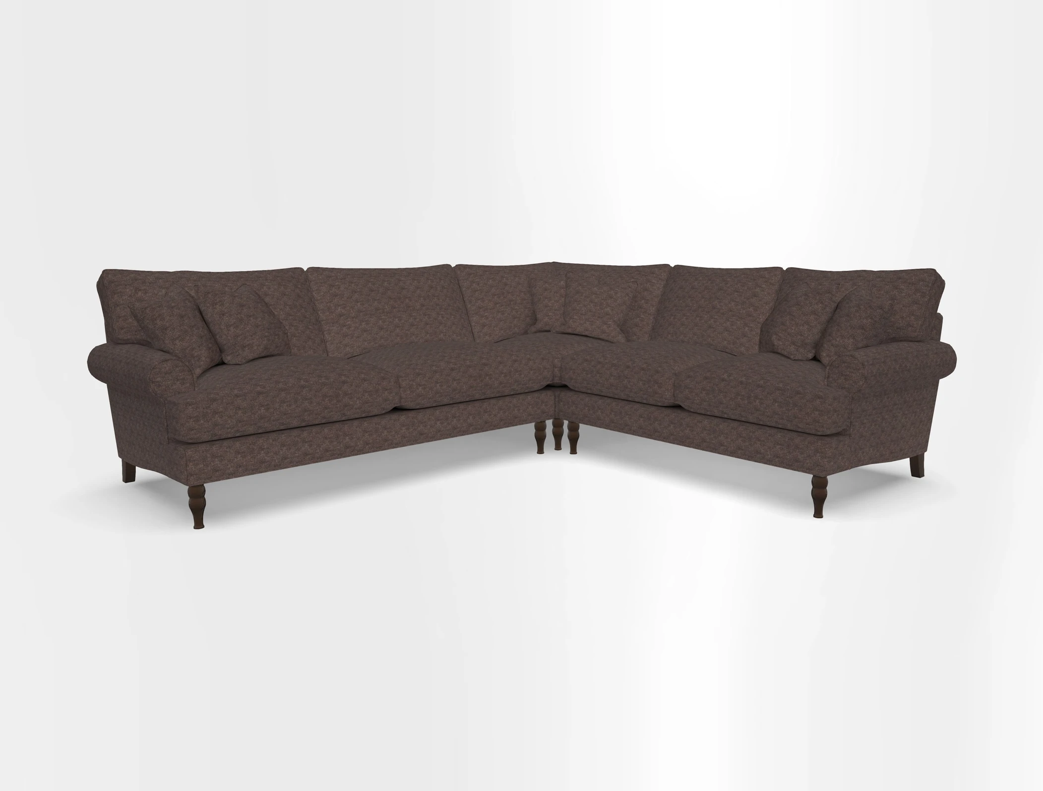 Cooksbridge corner sofa LHF in Cloth 21 Oak Leaf Beech