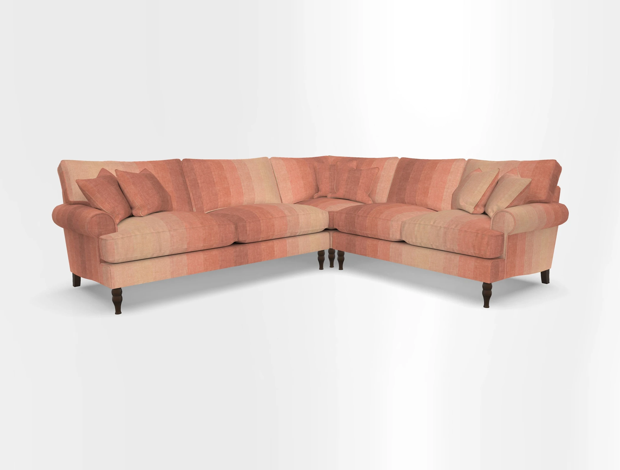 Cooksbridge corner sofa LHF in Cloth 21 Oak Leaf Beech