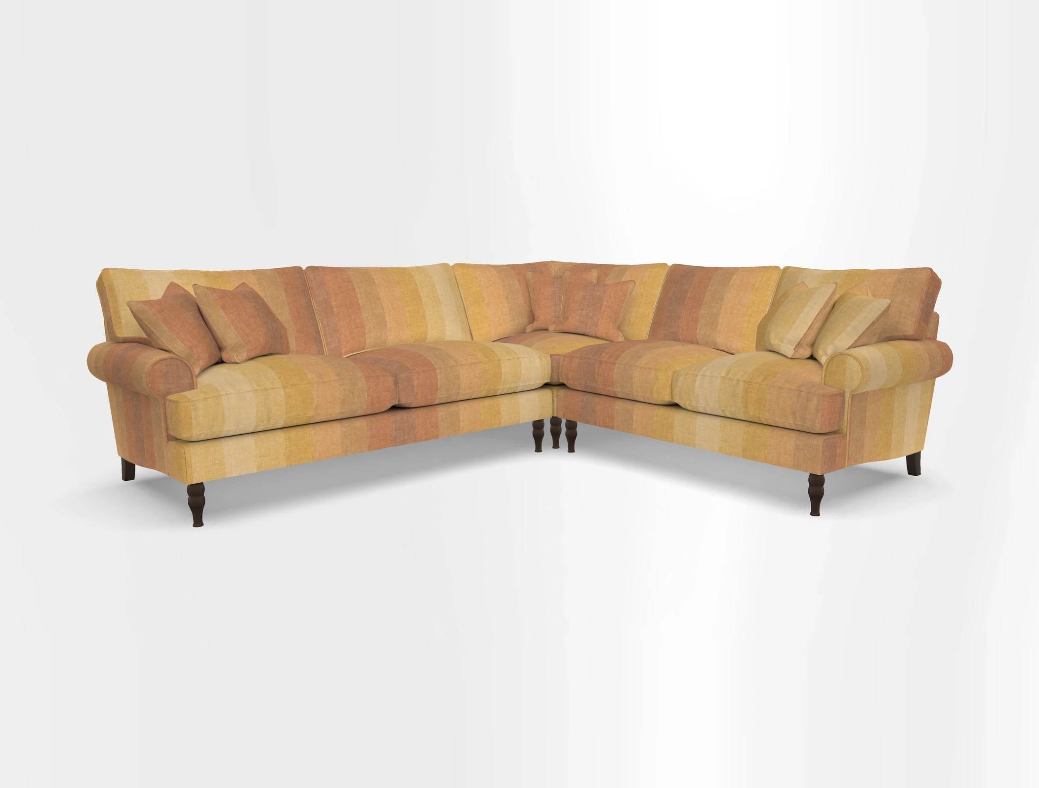 Cooksbridge corner sofa LHF in Cloth 21 Oak Leaf Beech