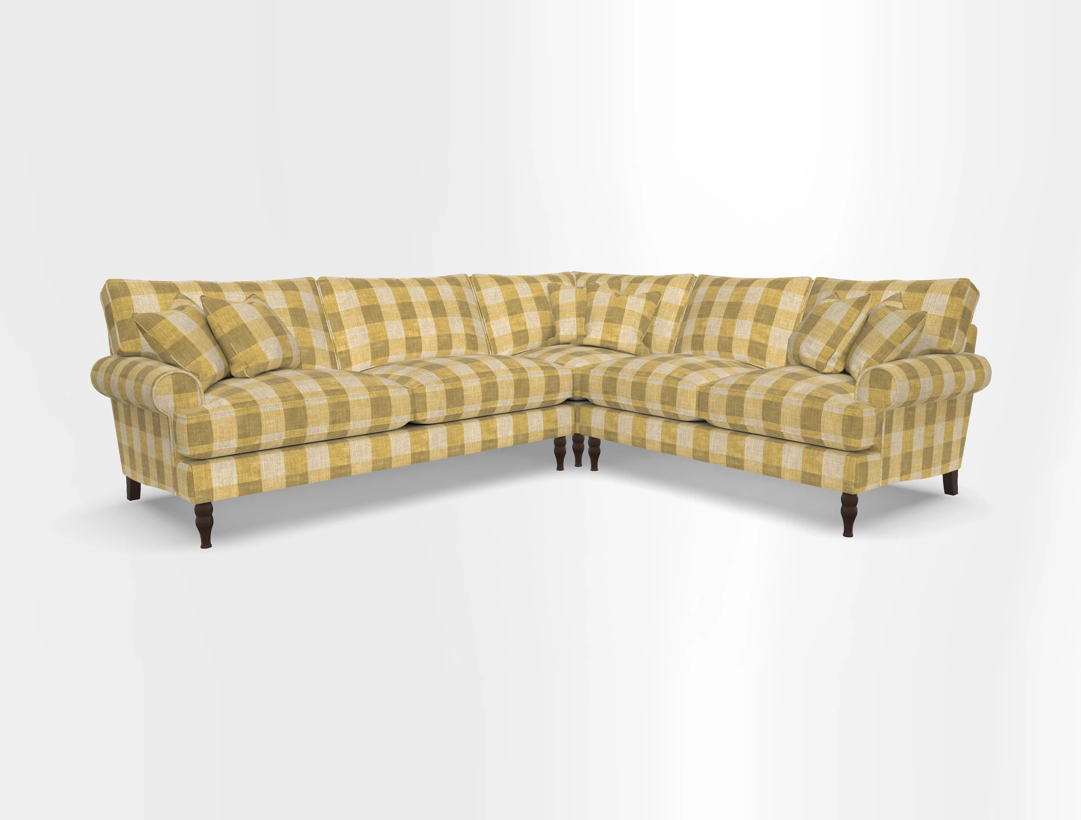 Cooksbridge corner sofa LHF in Cloth 21 Oak Leaf Beech