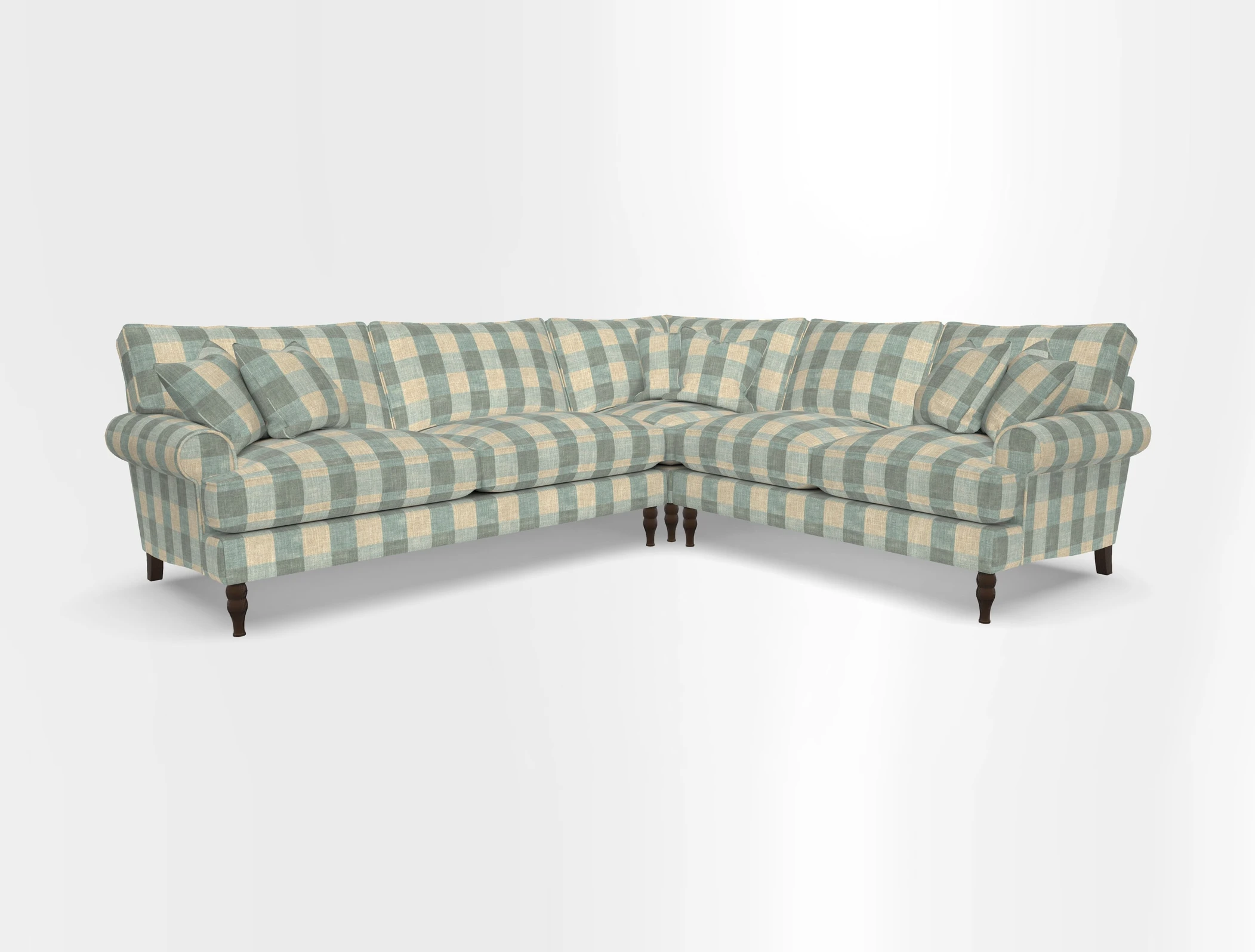 Cooksbridge corner sofa LHF in Cloth 21 Oak Leaf Beech