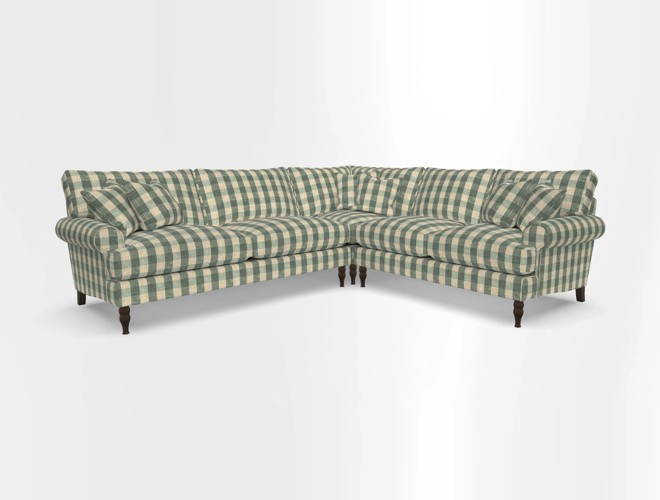 Cooksbridge corner sofa LHF in Cloth 21 Oak Leaf Beech
