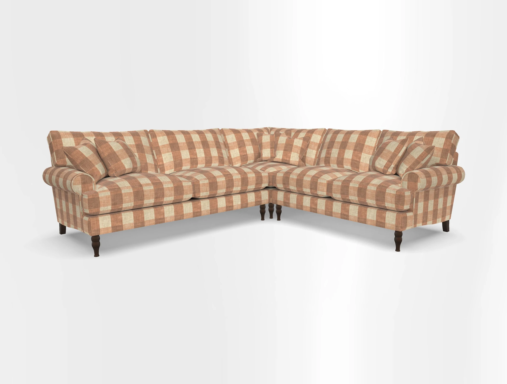 Cooksbridge corner sofa LHF in Cloth 21 Oak Leaf Beech
