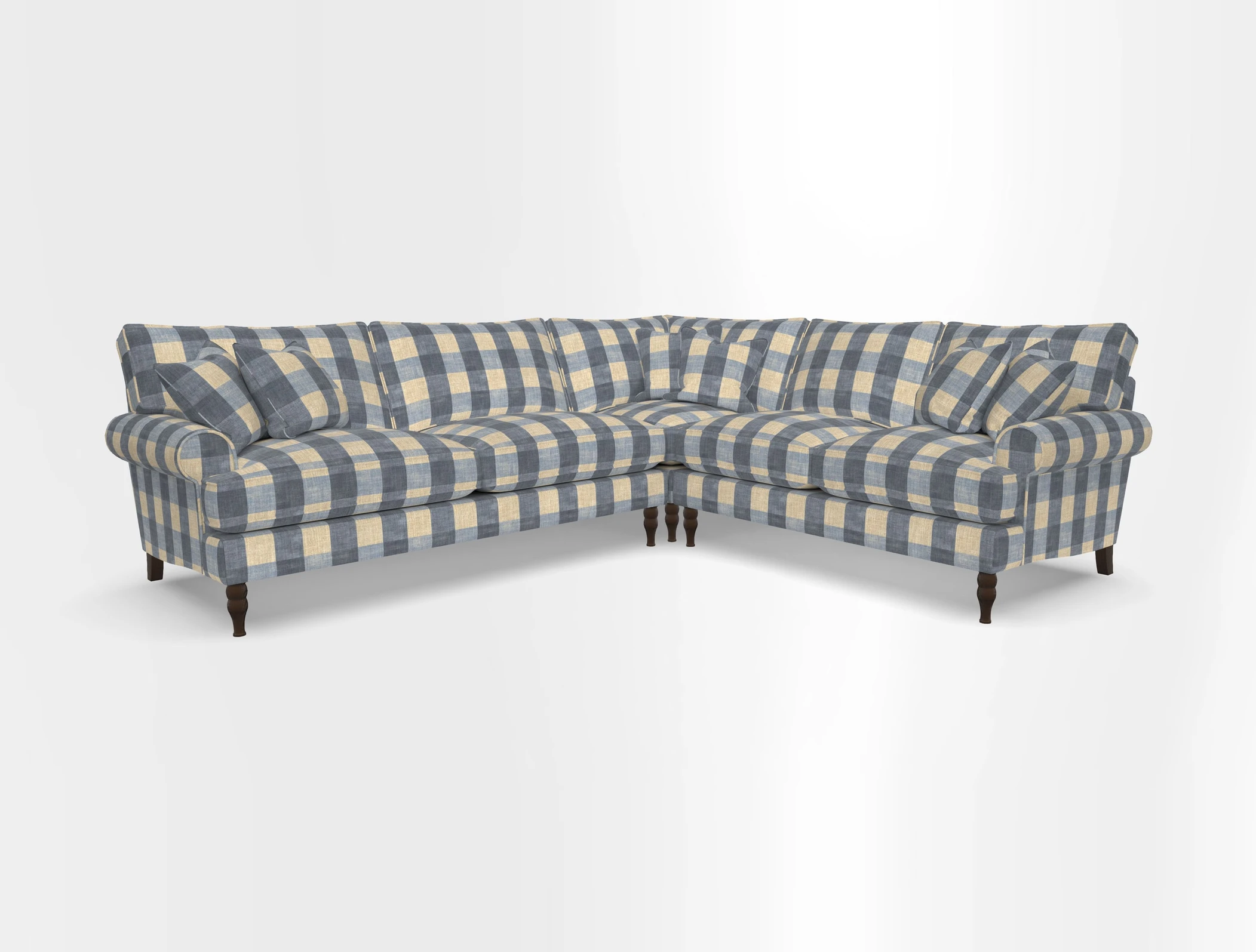 Cooksbridge corner sofa LHF in Cloth 21 Oak Leaf Beech