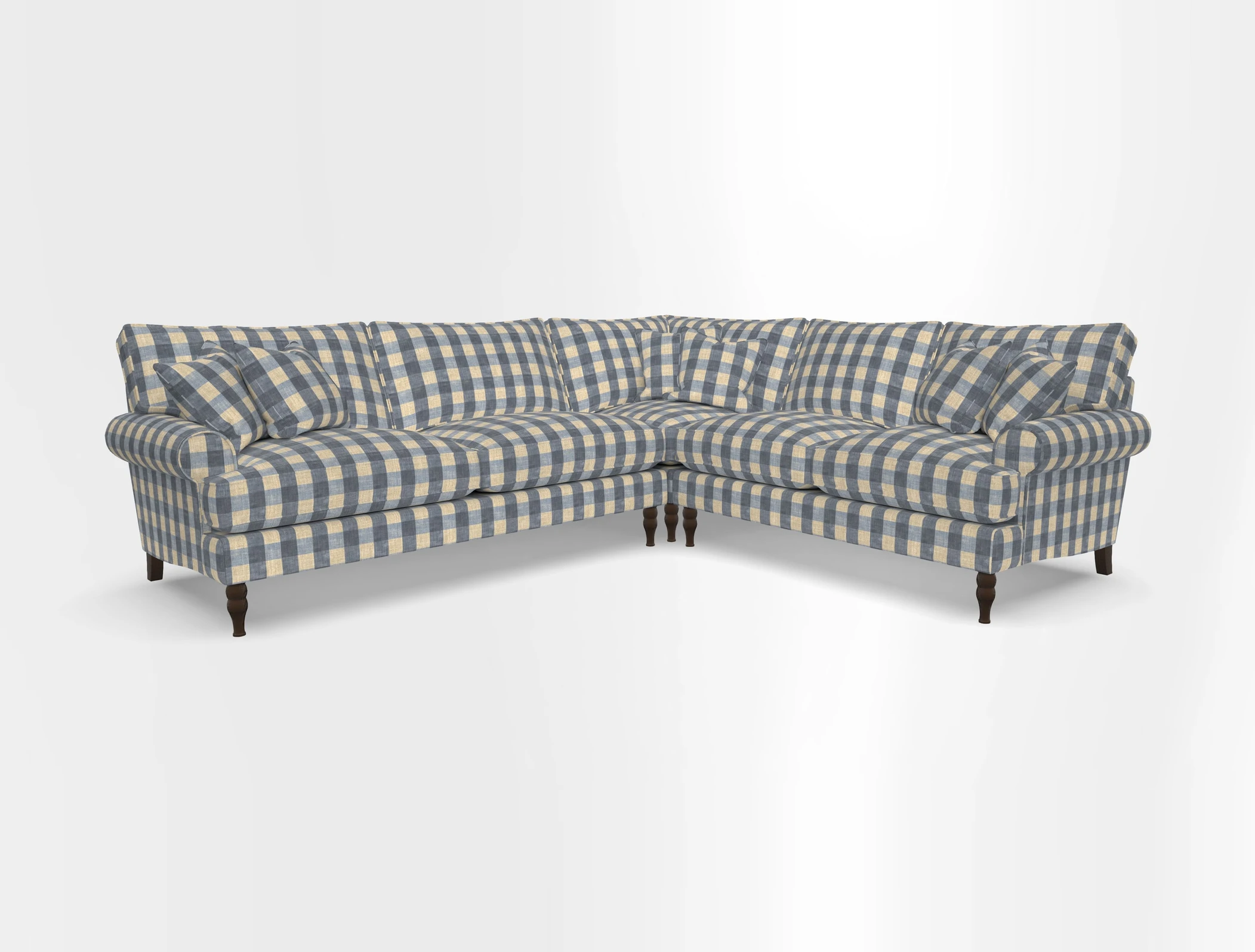 Cooksbridge corner sofa LHF in Cloth 21 Oak Leaf Beech