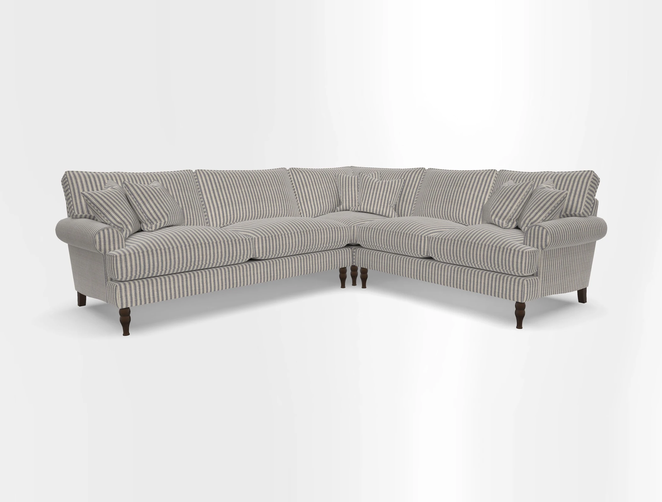 Cooksbridge corner sofa LHF in Cloth 21 Oak Leaf Beech