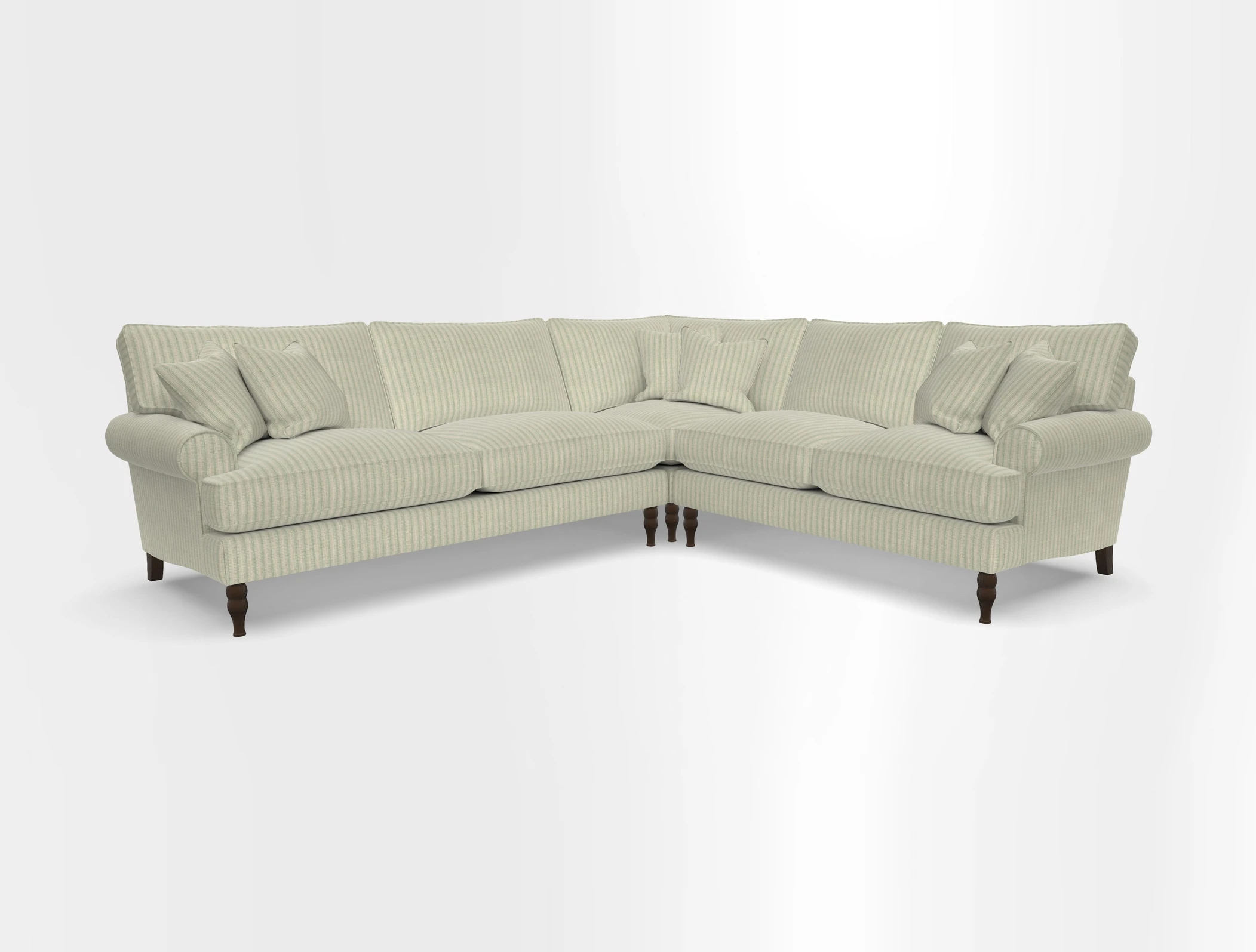 Cooksbridge corner sofa LHF in Cloth 21 Oak Leaf Beech