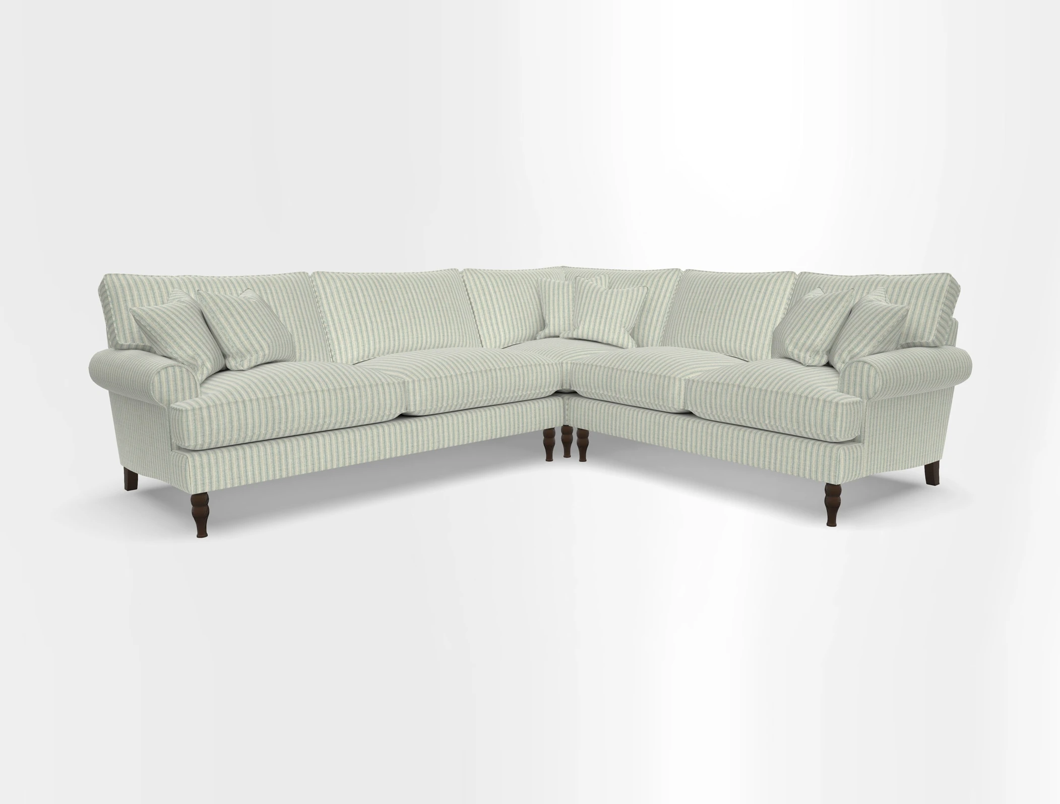 Cooksbridge corner sofa LHF in Cloth 21 Oak Leaf Beech