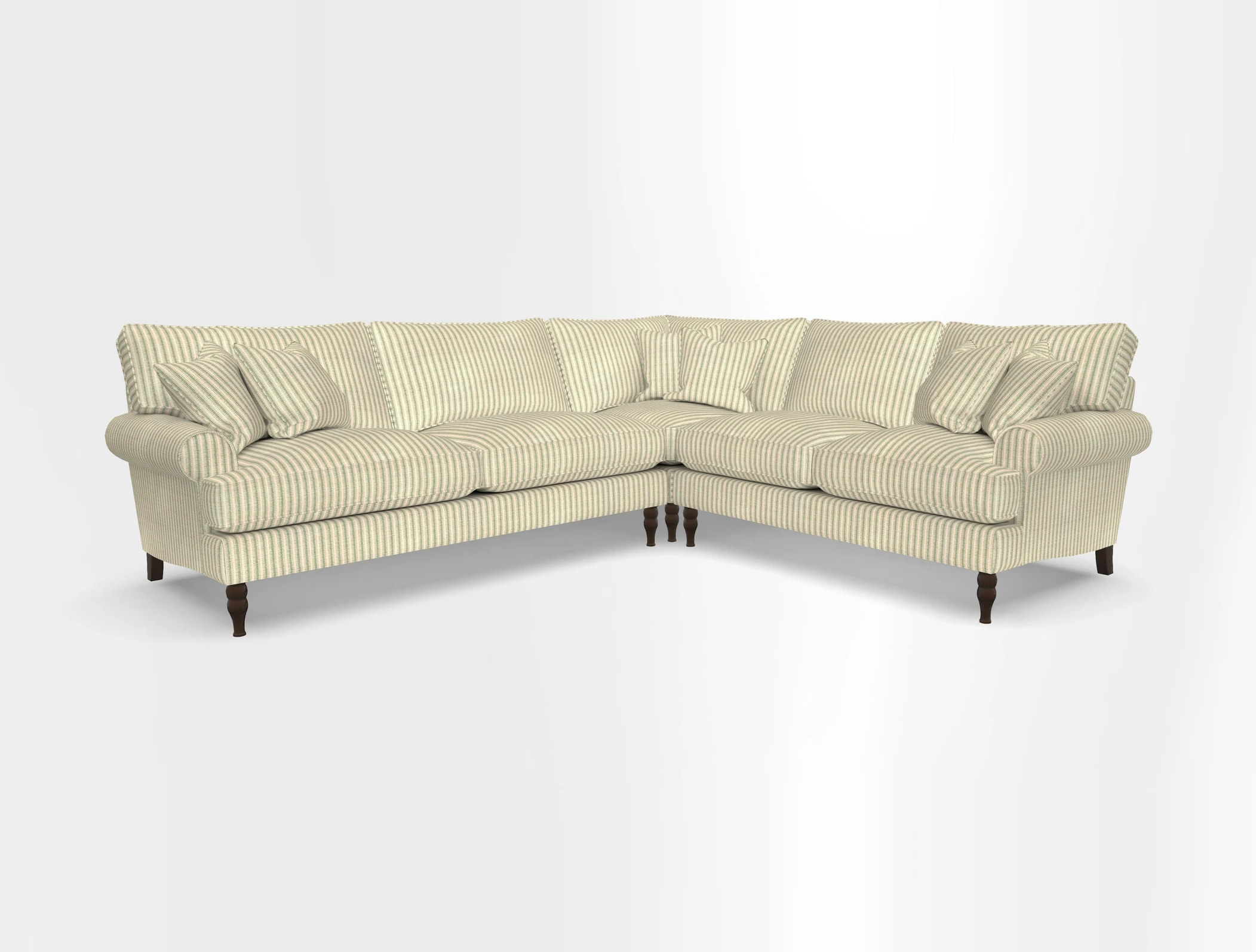 Cooksbridge corner sofa LHF in Cloth 21 Oak Leaf Beech