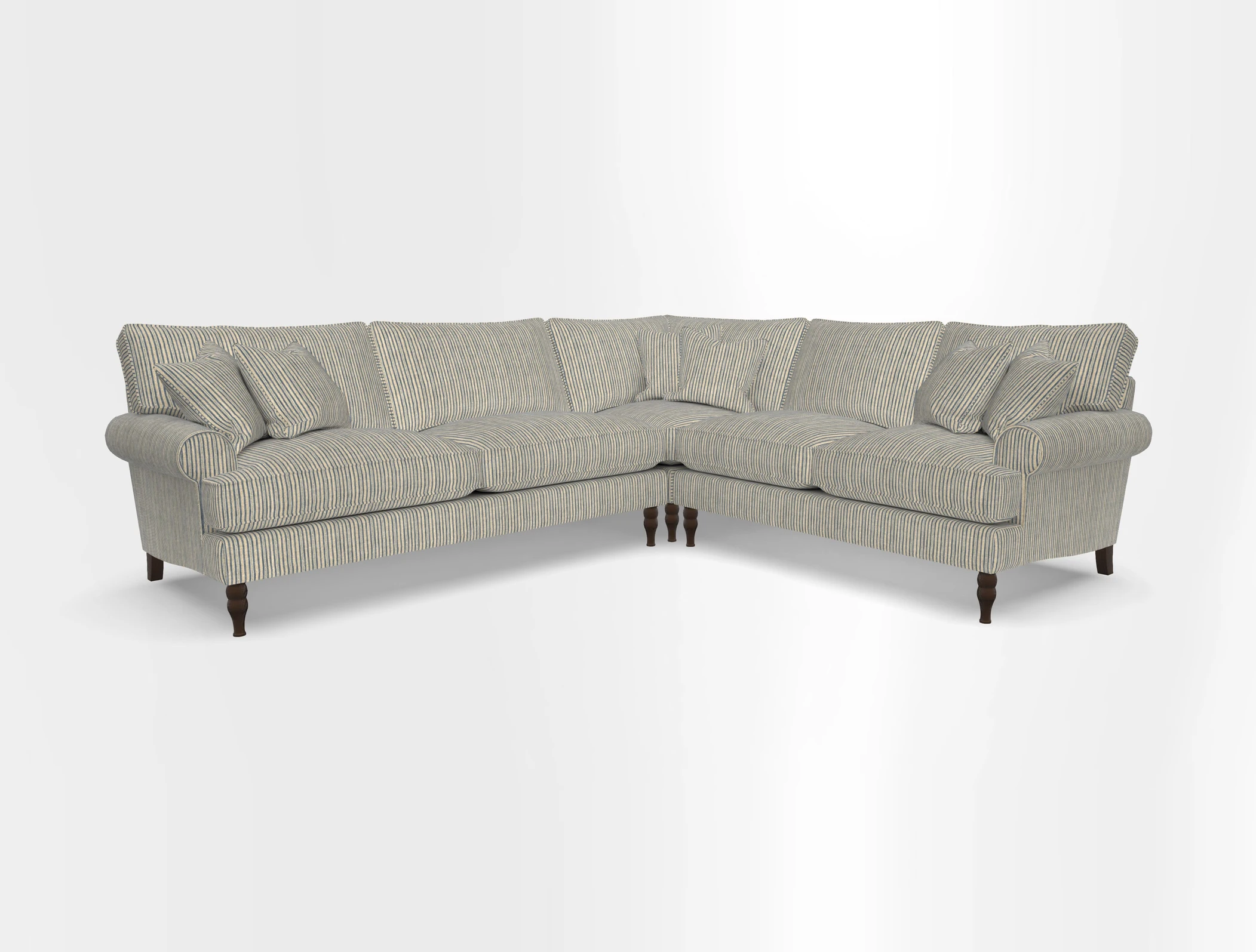 Cooksbridge corner sofa LHF in Cloth 21 Oak Leaf Beech