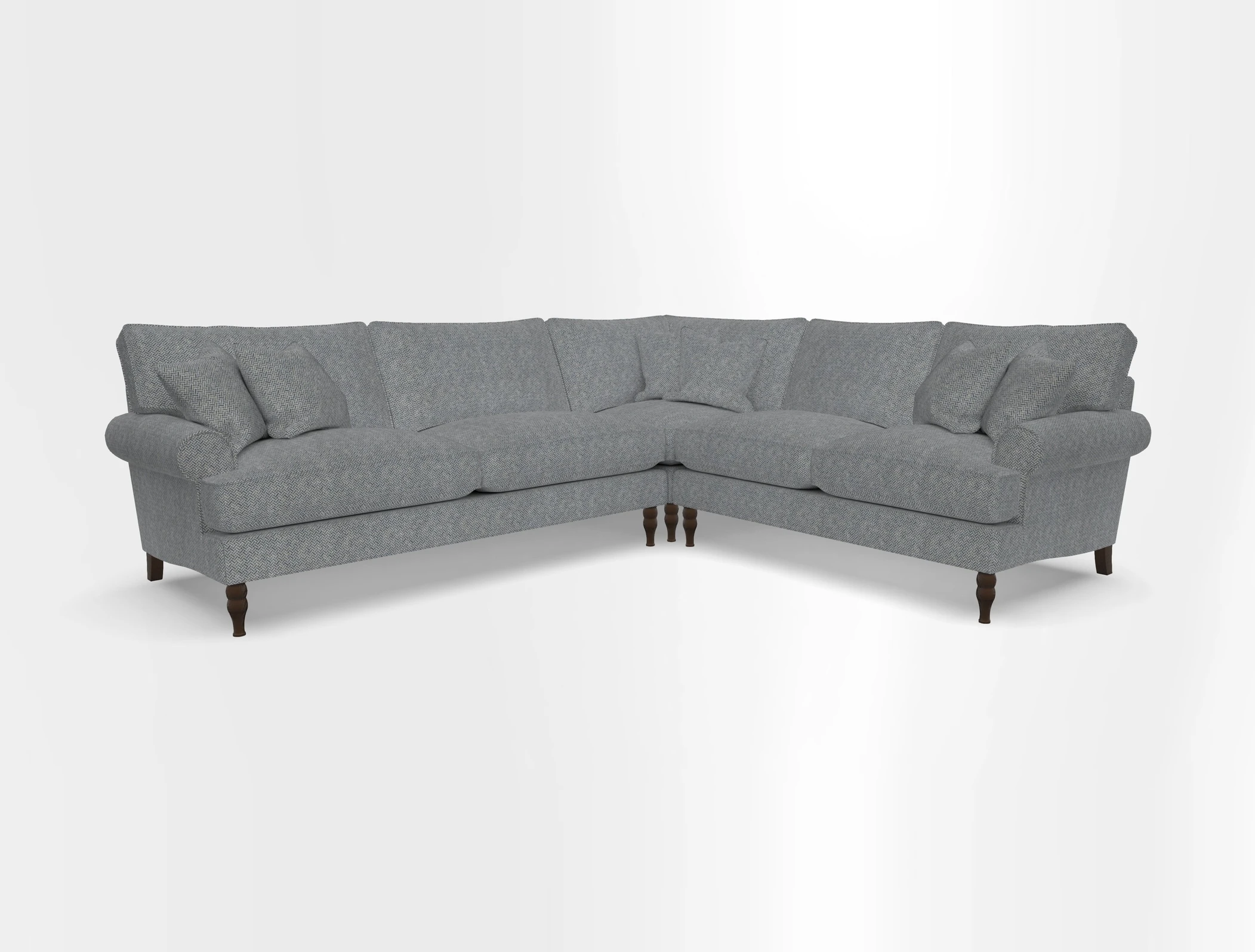 Cooksbridge corner sofa LHF in Cloth 21 Oak Leaf Beech
