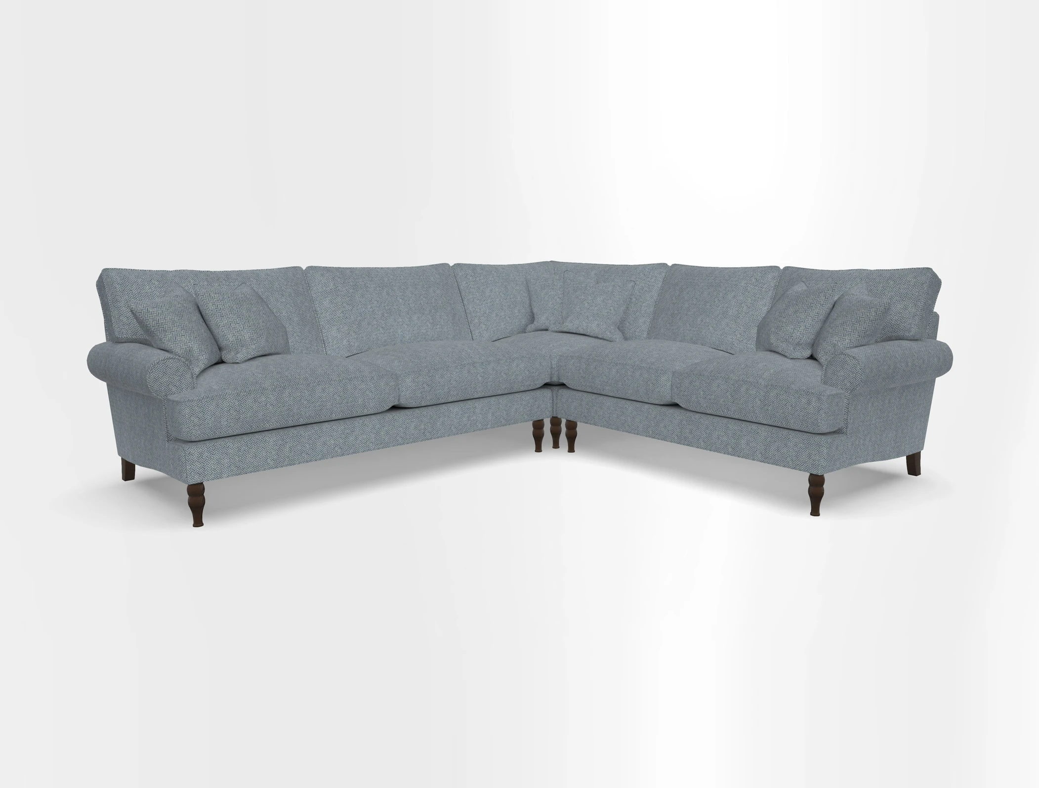 Cooksbridge corner sofa LHF in Cloth 21 Oak Leaf Beech