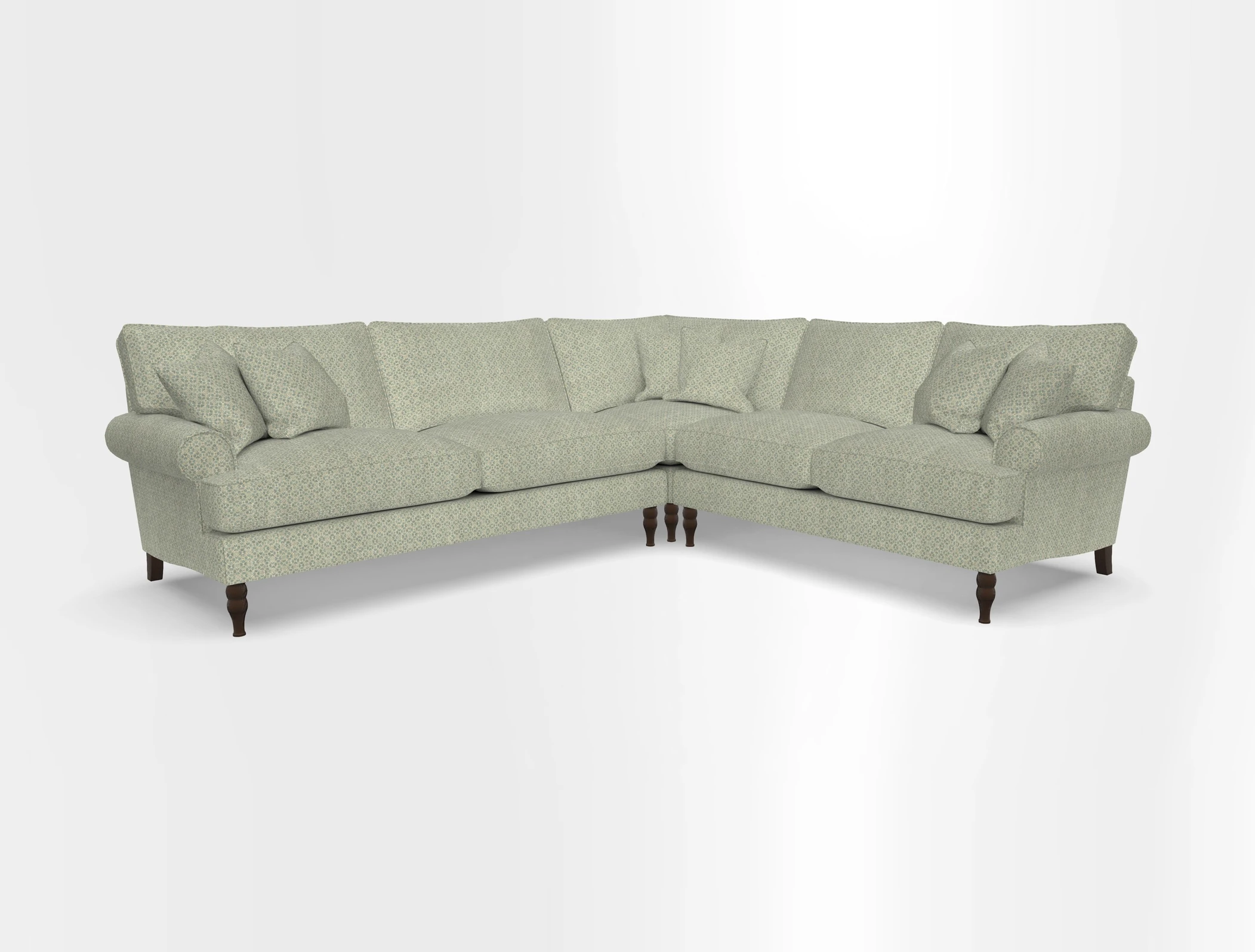 Cooksbridge corner sofa LHF in Cloth 21 Oak Leaf Beech