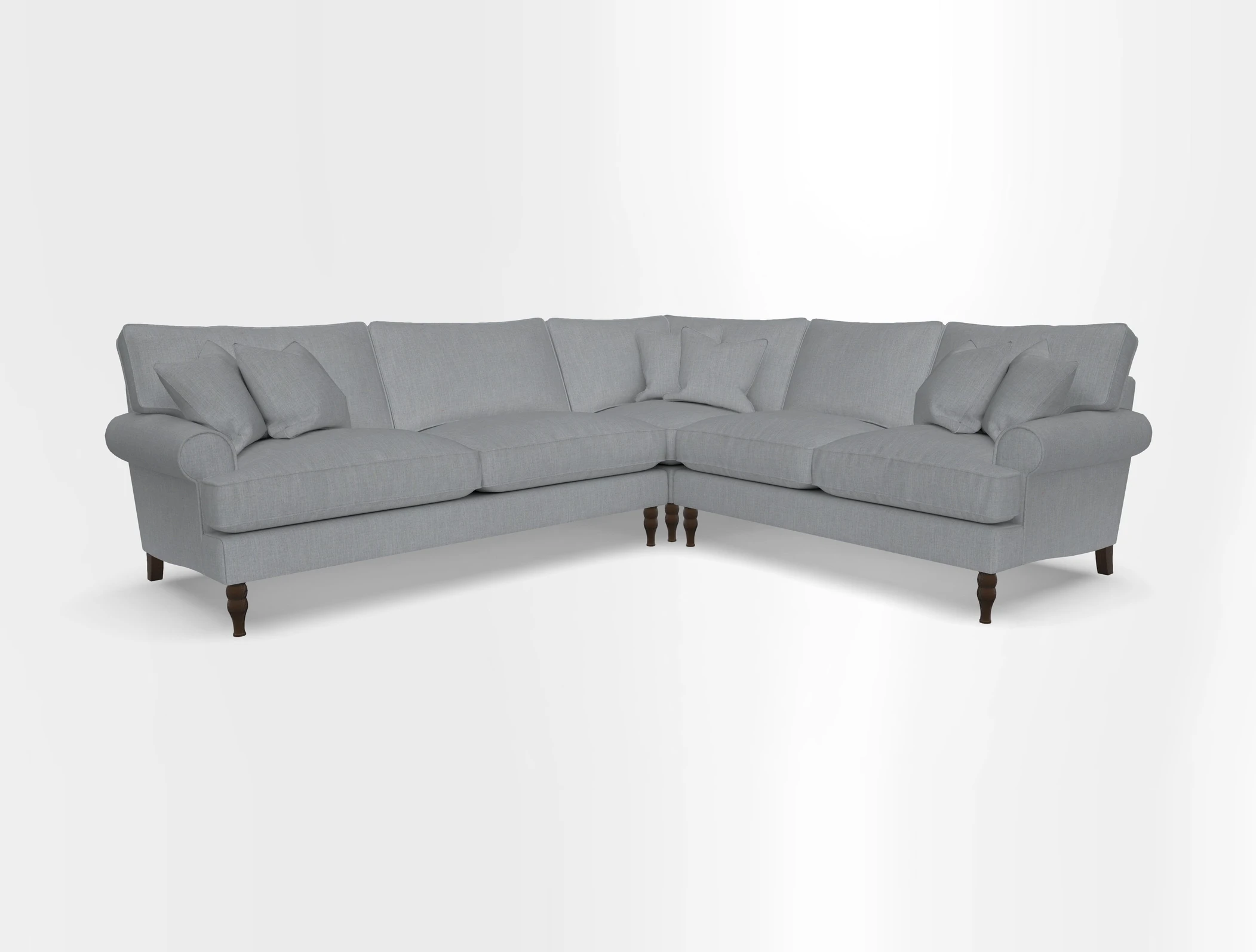 Cooksbridge corner sofa LHF in Cloth 21 Oak Leaf Beech