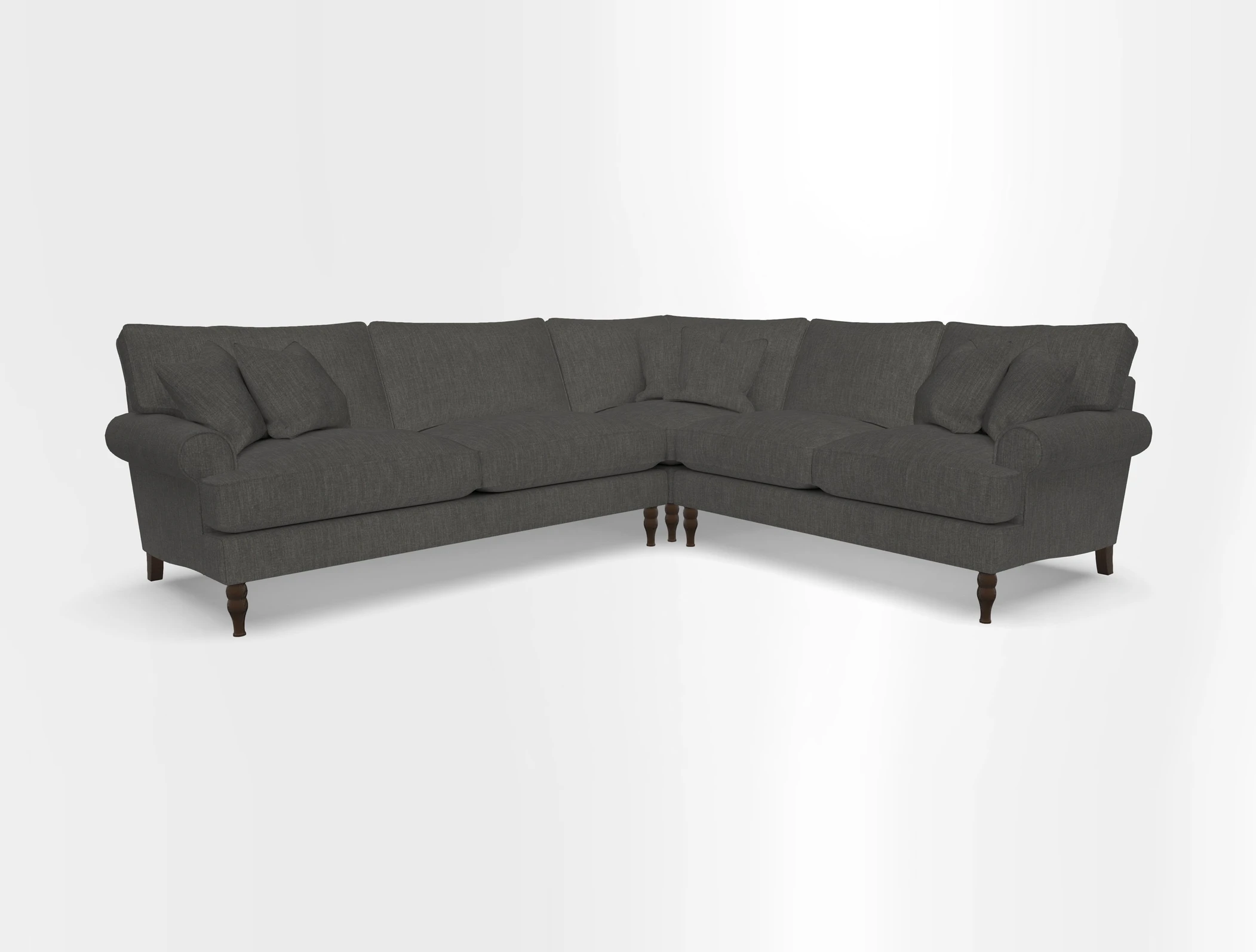 Cooksbridge corner sofa LHF in Cloth 21 Oak Leaf Beech
