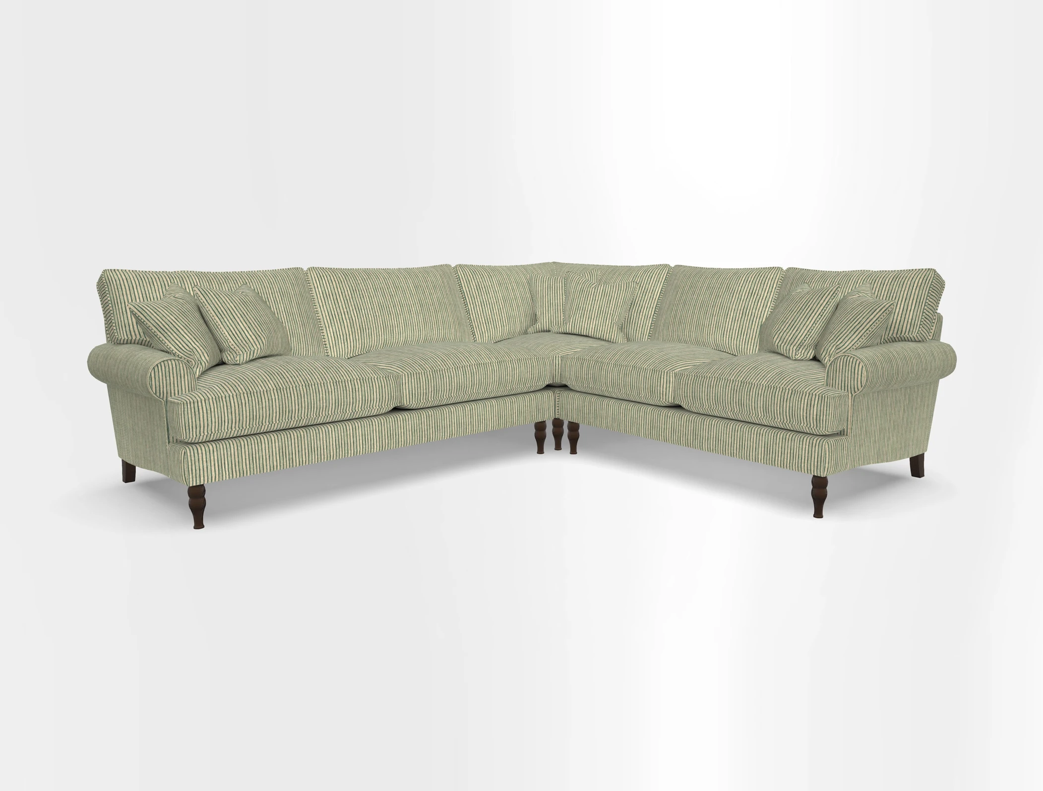 Cooksbridge corner sofa LHF in Cloth 21 Oak Leaf Beech