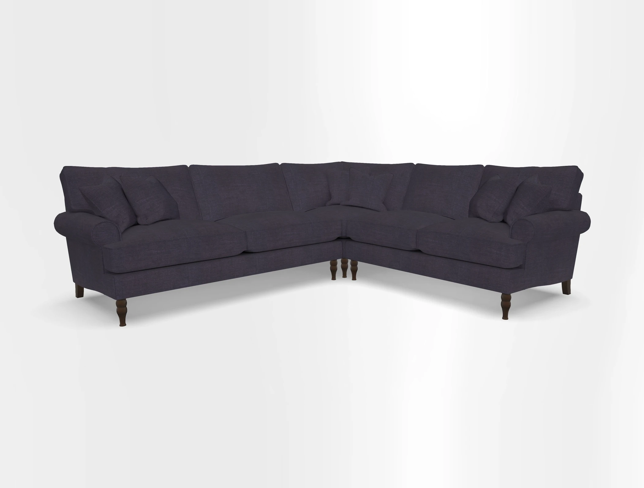 Cooksbridge corner sofa LHF in Cloth 21 Oak Leaf Beech