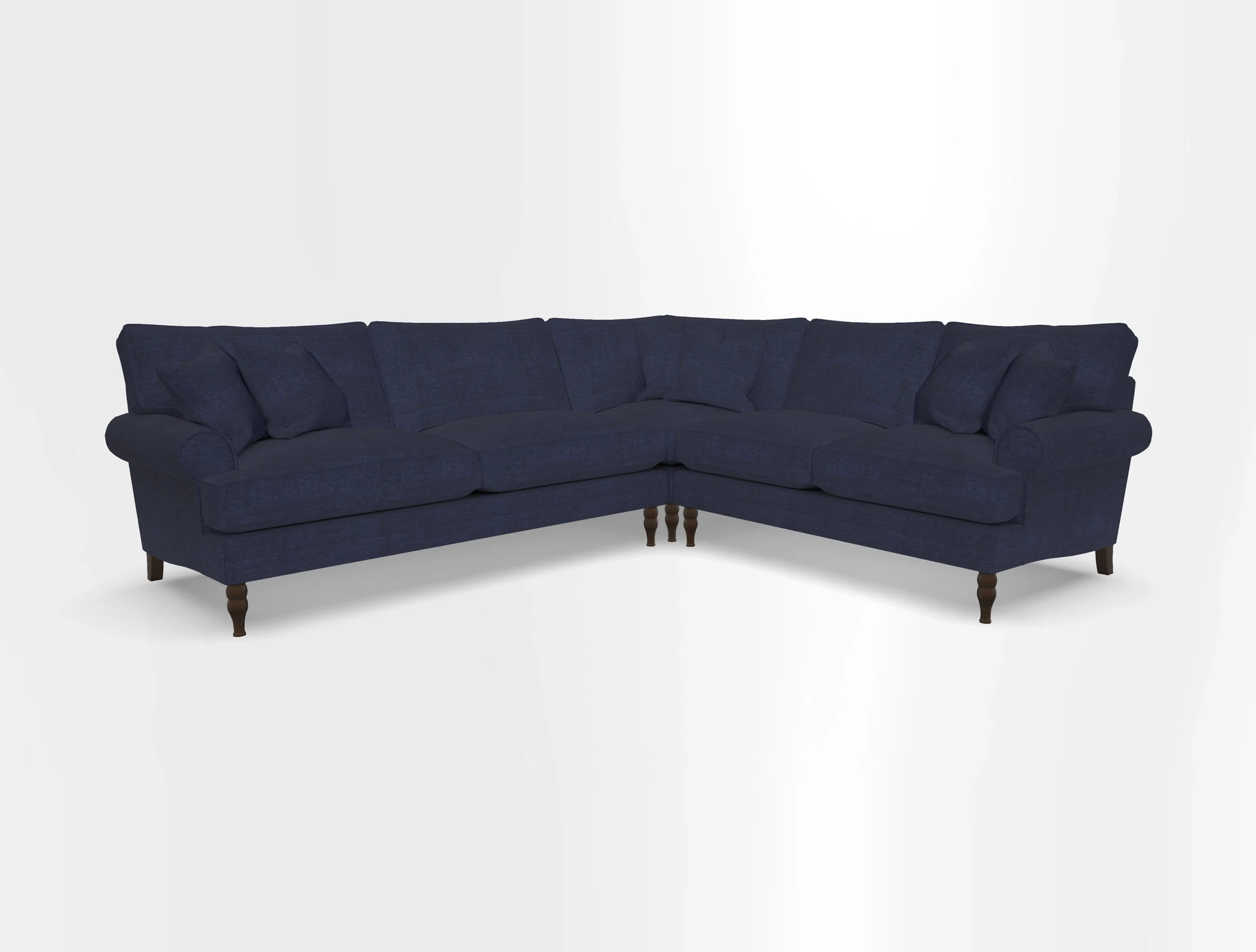 Cooksbridge corner sofa LHF in Cloth 21 Oak Leaf Beech