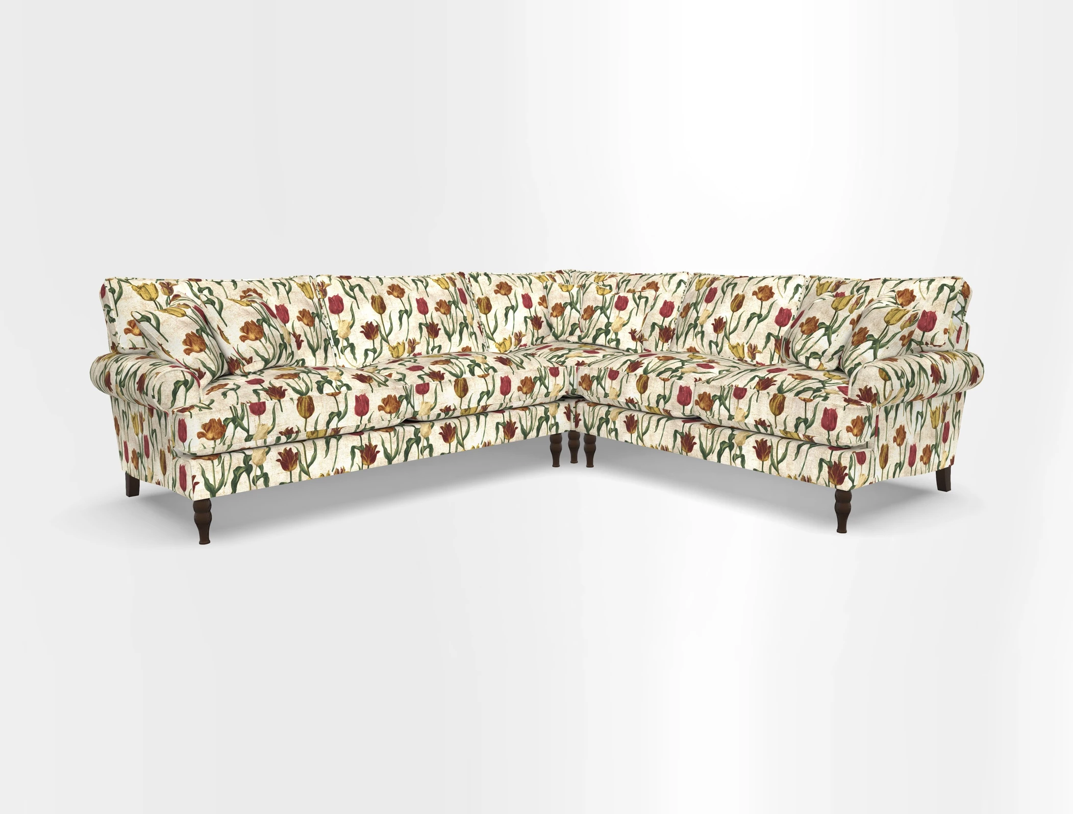 Cooksbridge corner sofa LHF in Cloth 21 Oak Leaf Beech