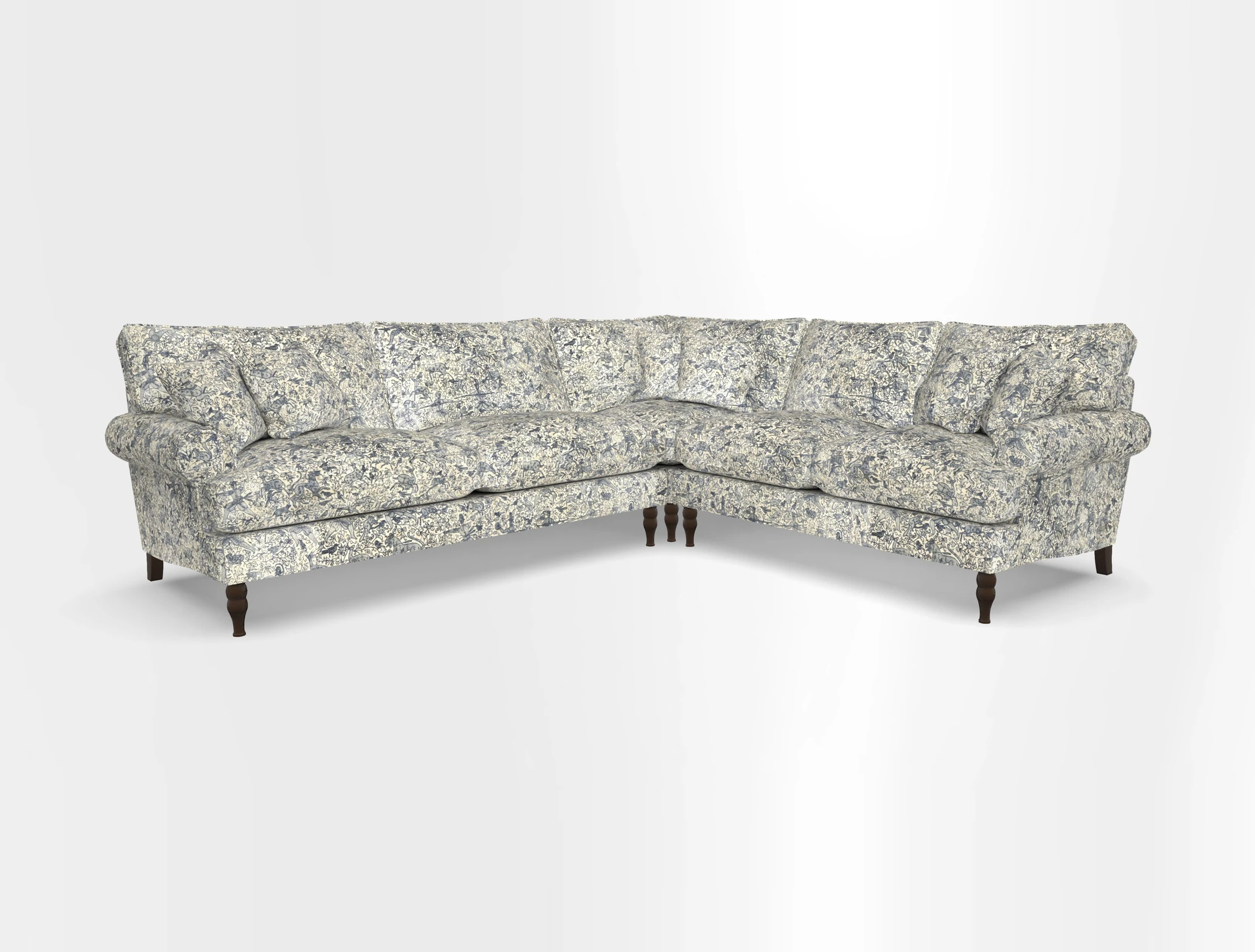 Cooksbridge corner sofa LHF in Cloth 21 Oak Leaf Beech